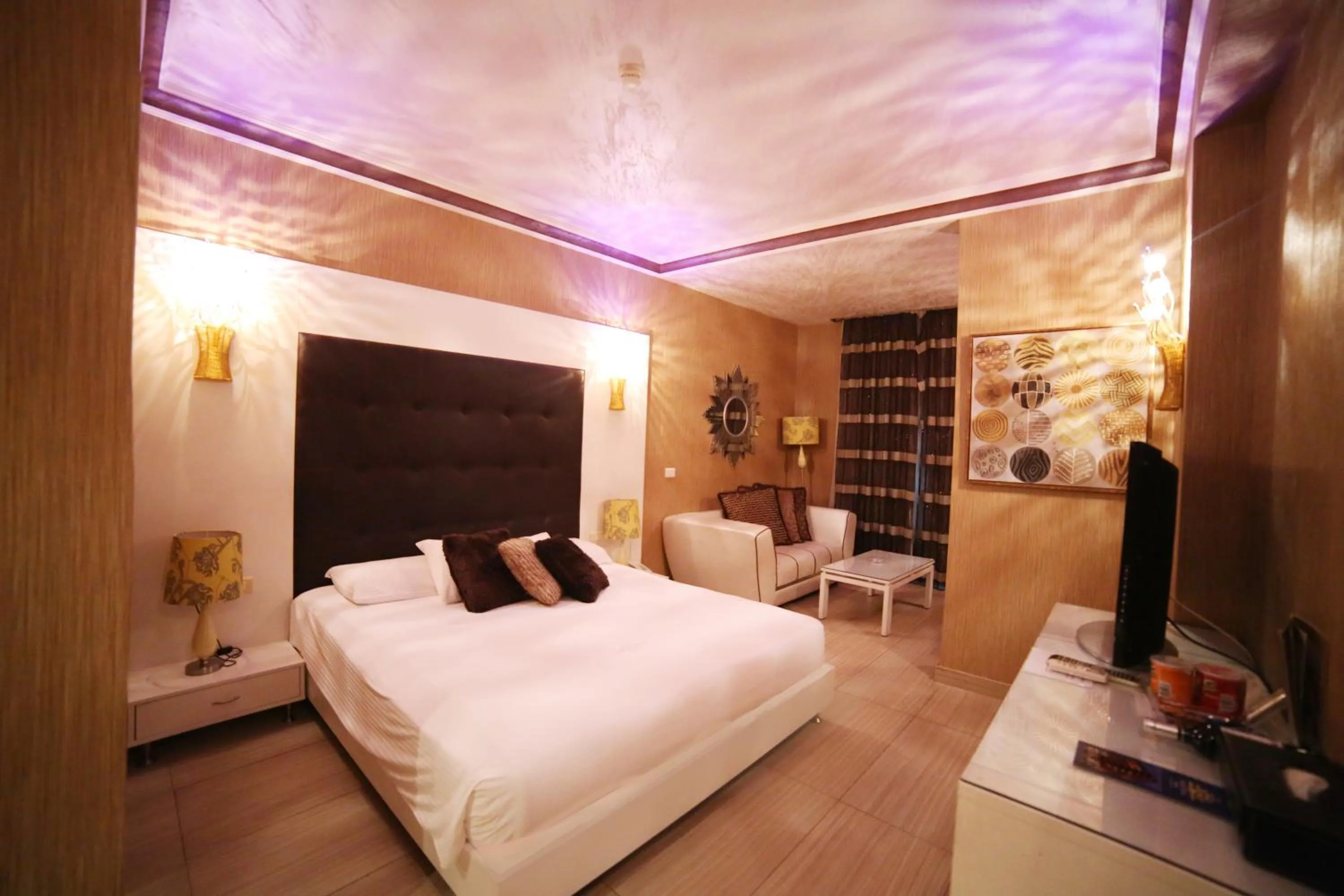 TV and multimedia, Bed in Princessa Hotel