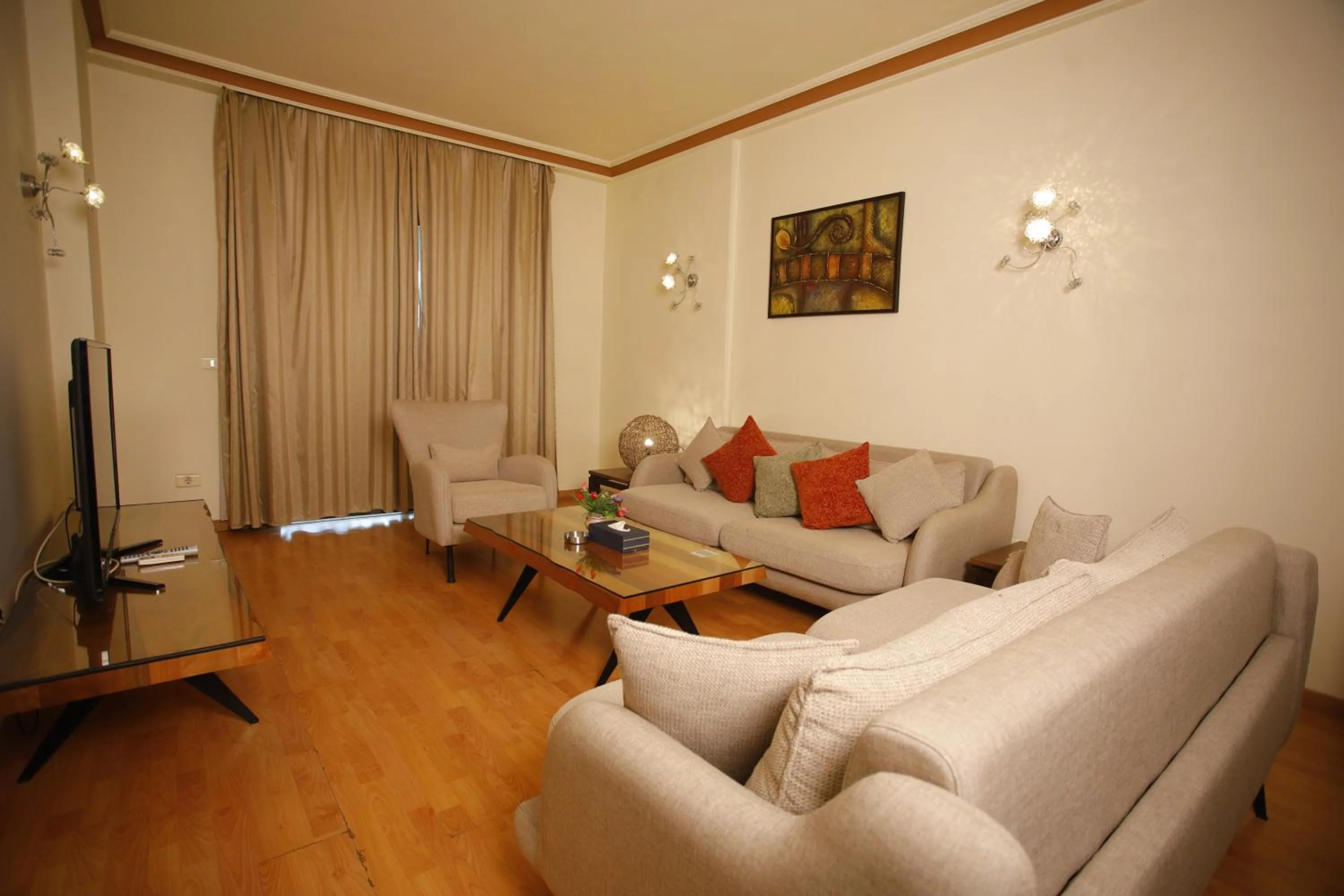 Seating area in Princessa Hotel