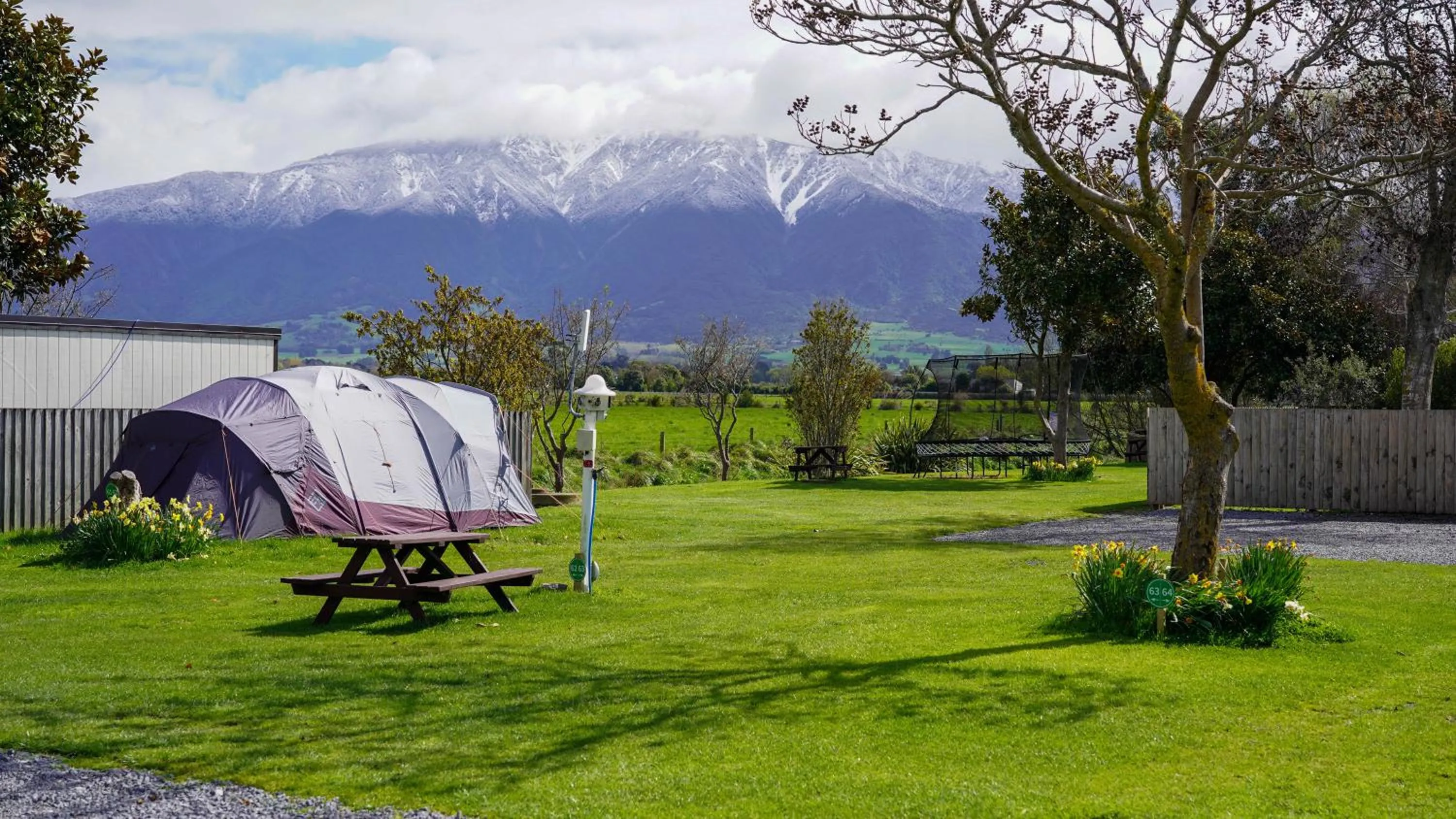 Natural landscape in Alpine-Pacific Holiday Park