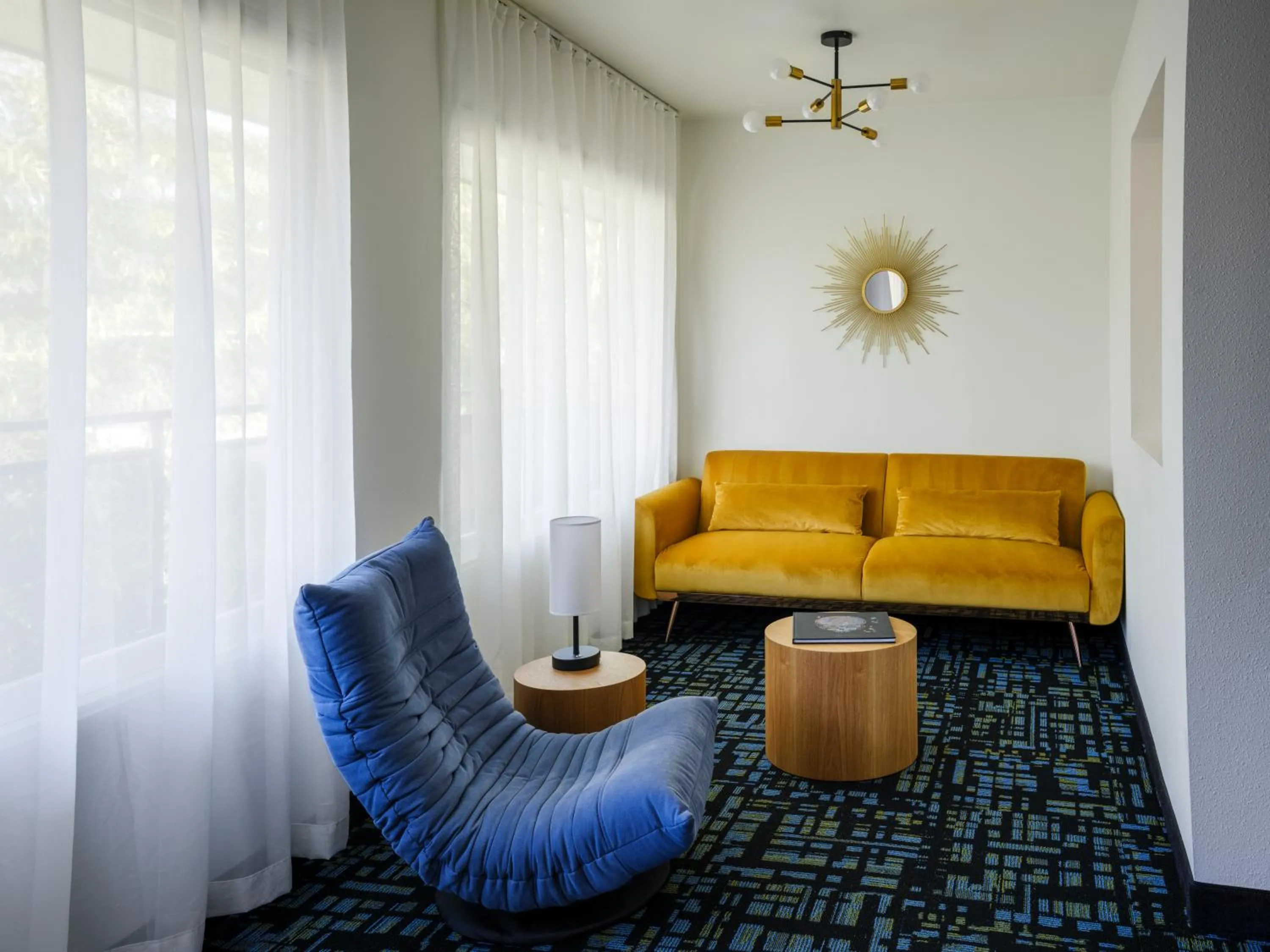 Seating area in Jupiter Hotel