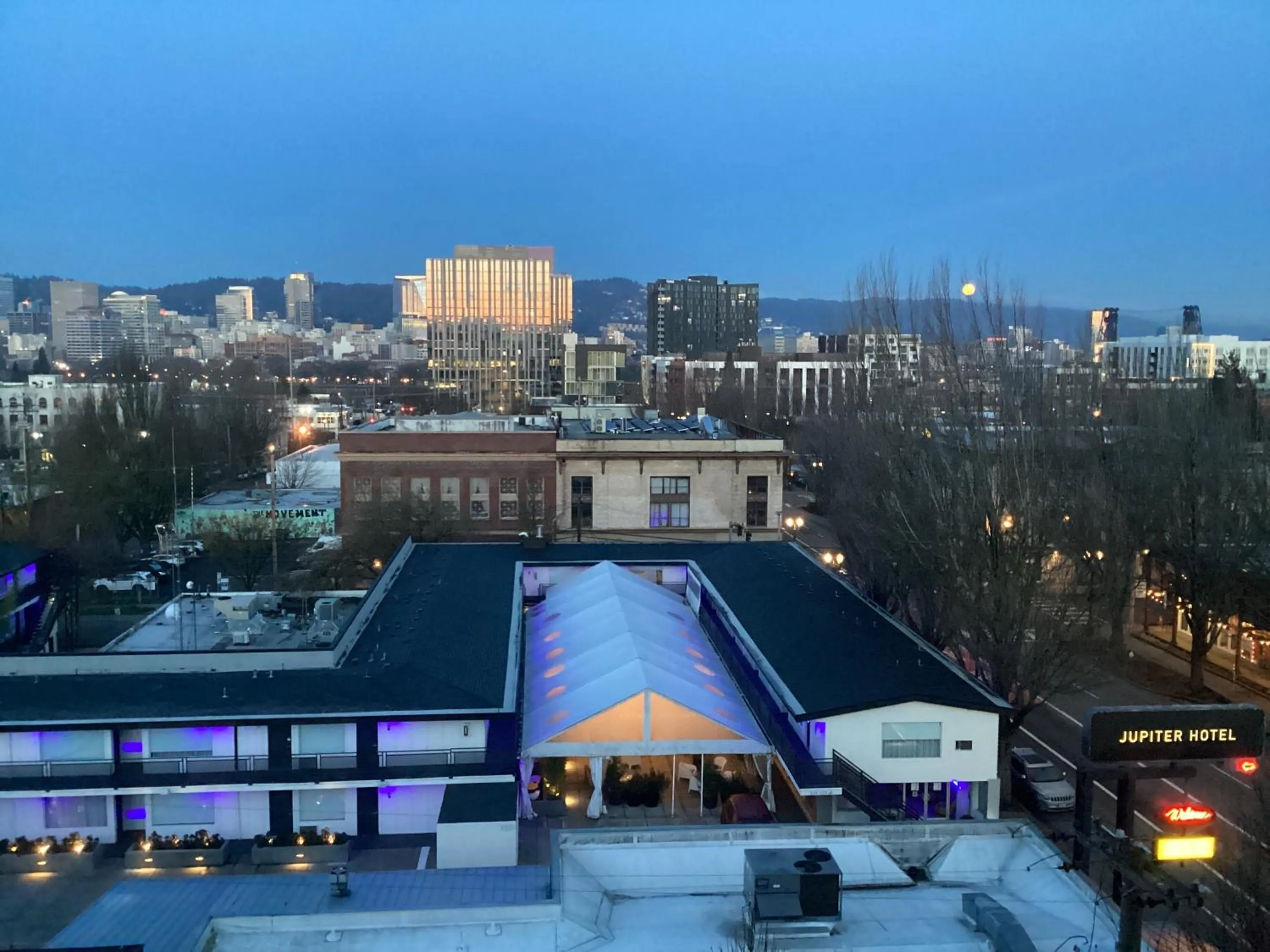 Property building in Jupiter Hotel