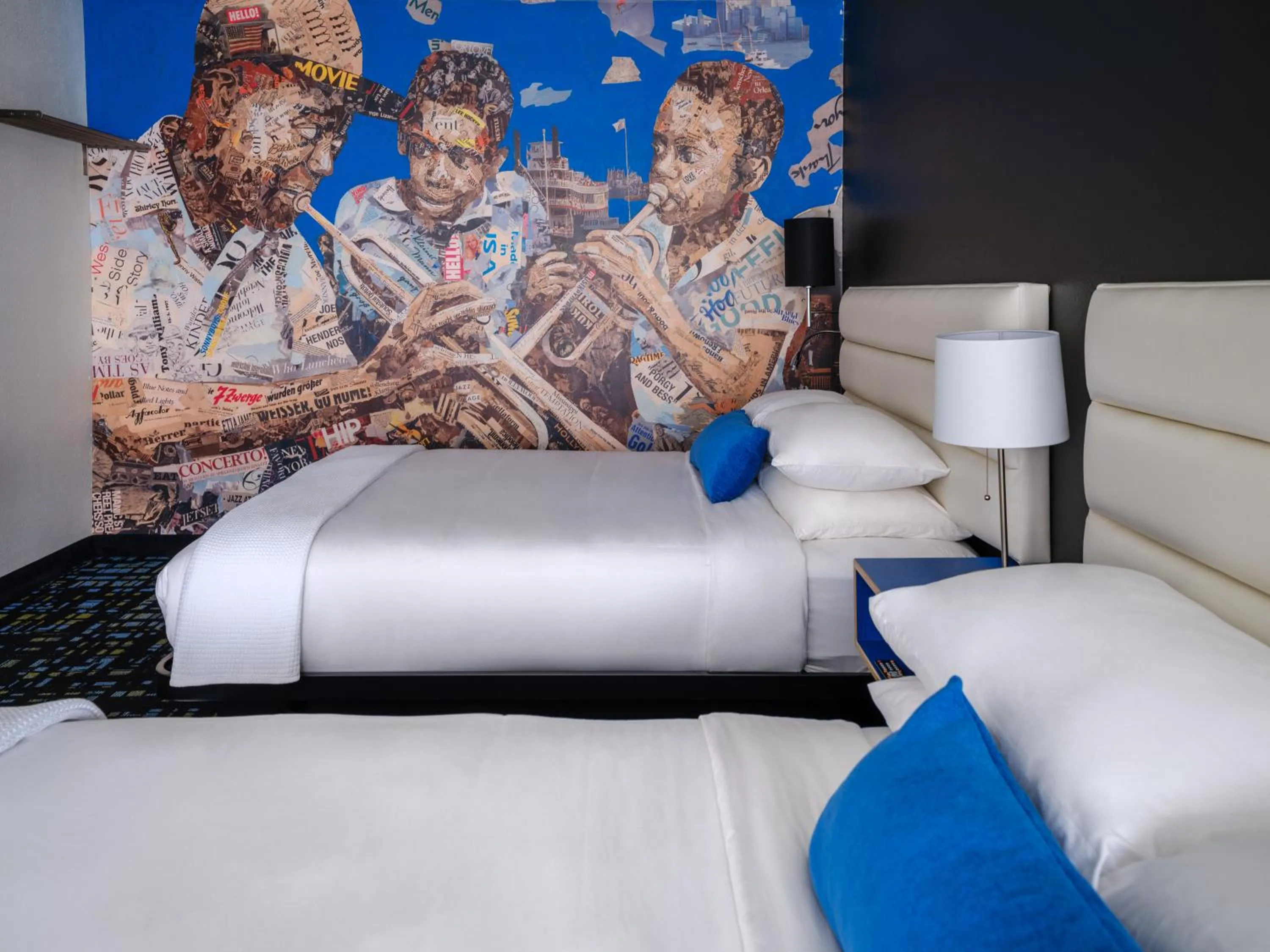 Bed in Jupiter Hotel