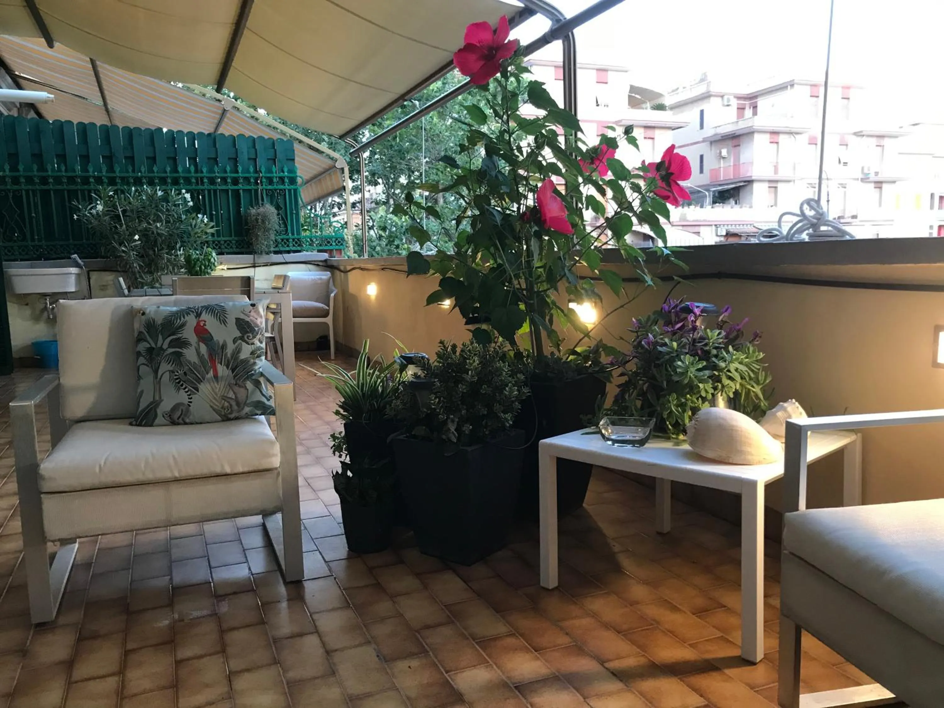 Patio in Appartamento Piazza Anco Marzio