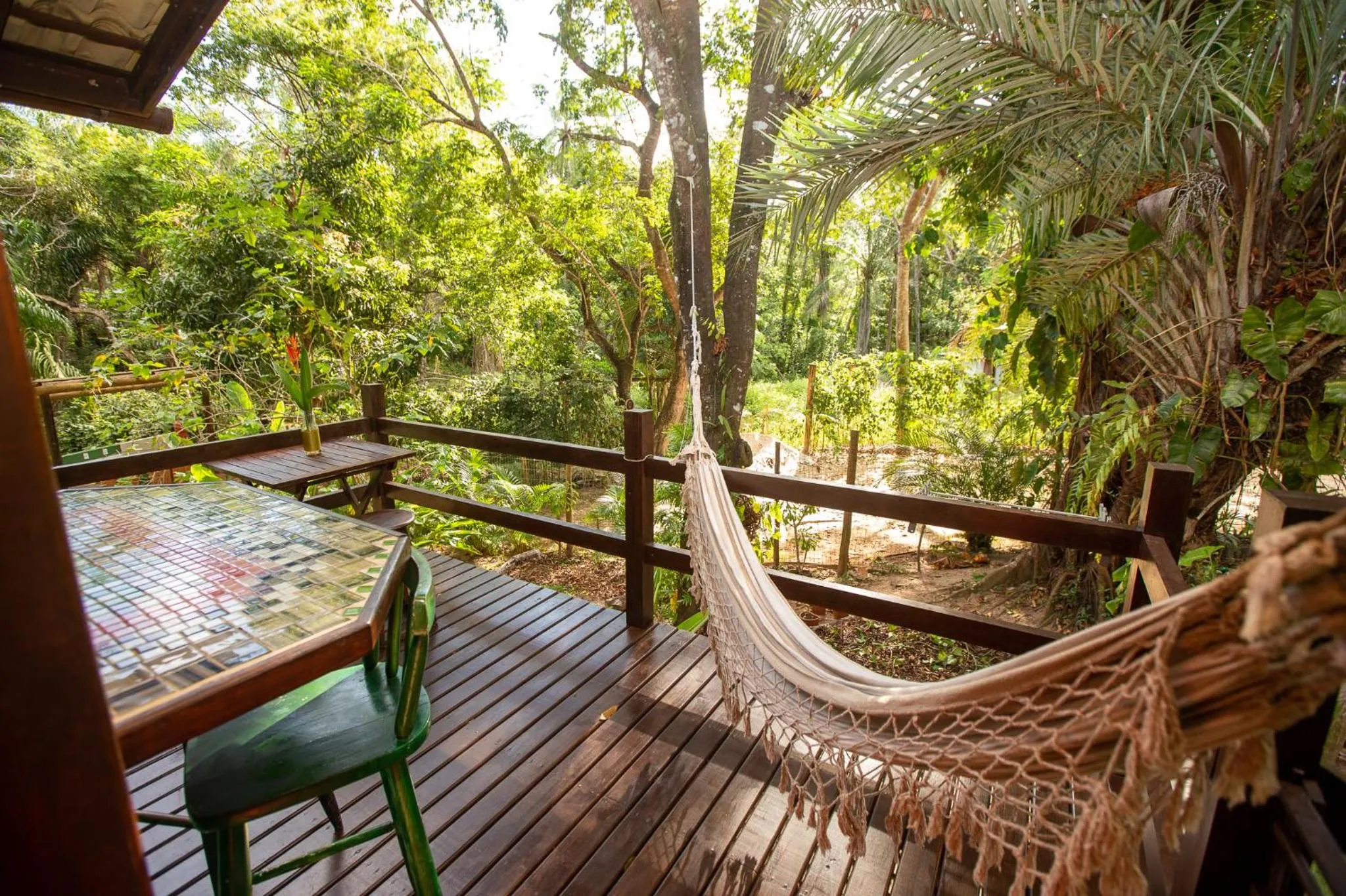 Balcony/Terrace in Recanto dos Pássaros Zen Apartamentos em meio de Natureza