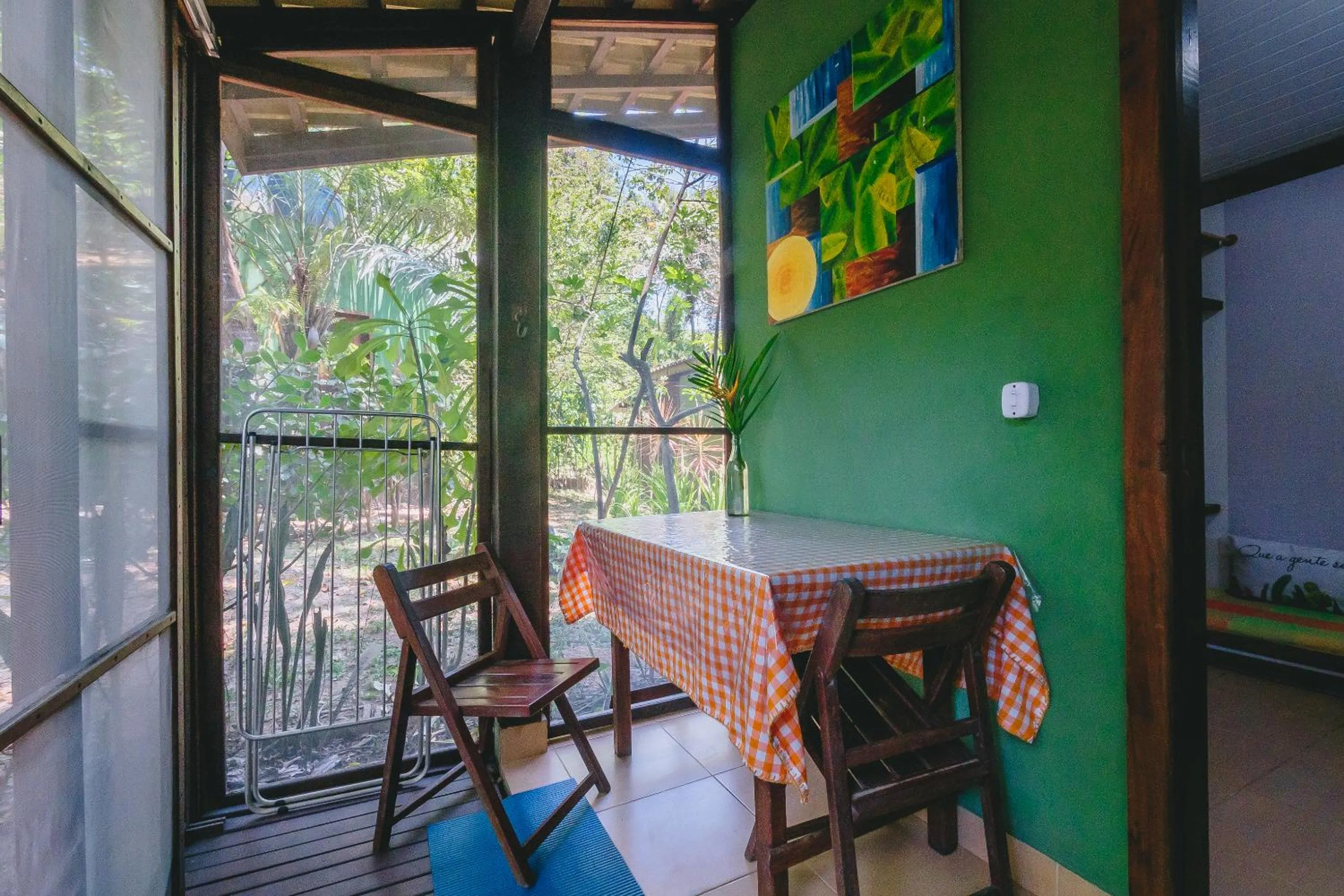 Patio in Recanto dos Pássaros Zen Apartamentos em meio de Natureza