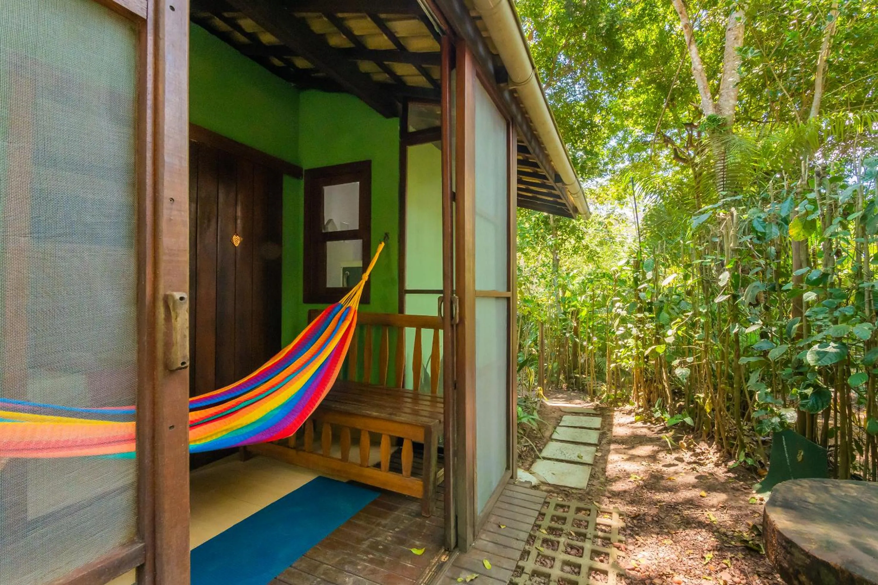 Garden in Recanto dos Pássaros Zen Apartamentos em meio de Natureza