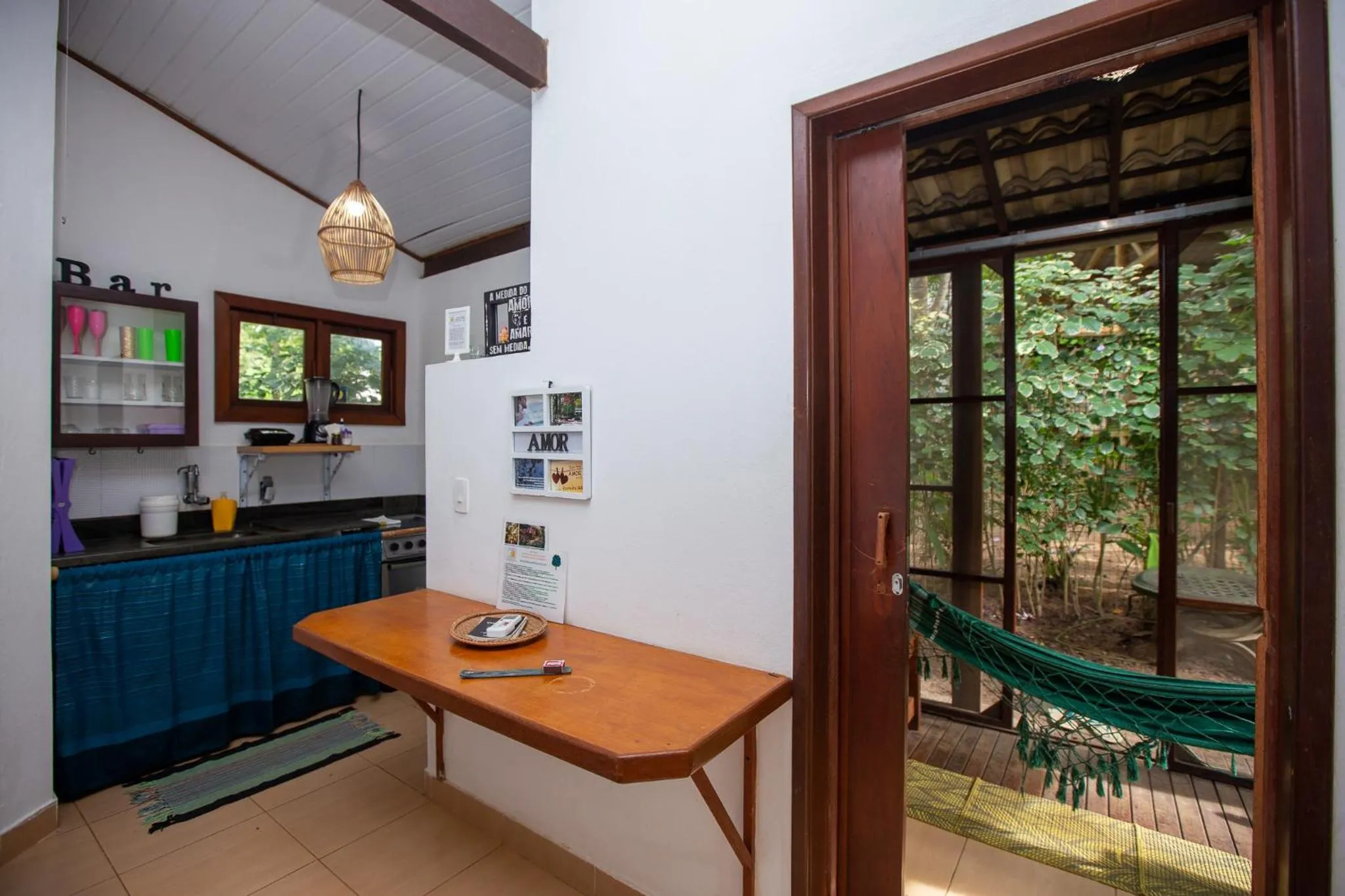 kitchen in Recanto dos Pássaros Zen Apartamentos em meio de Natureza