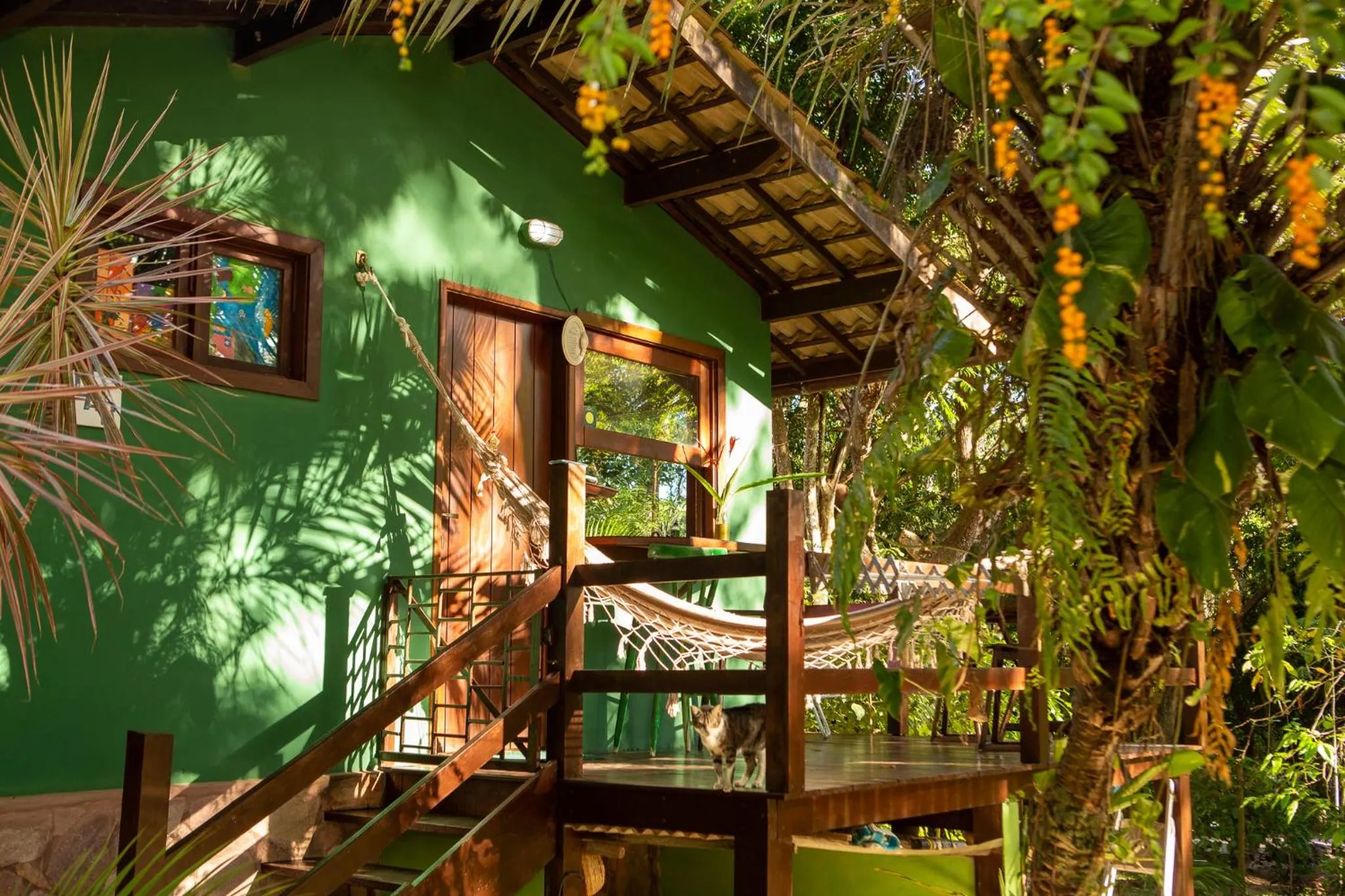 Facade/entrance in Recanto dos Pássaros Zen Apartamentos em meio de Natureza