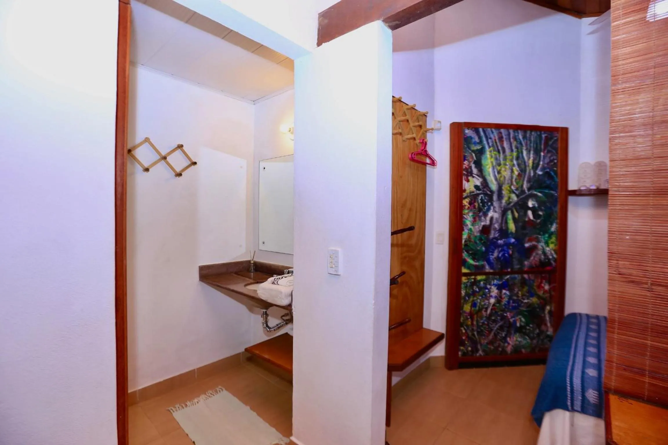 towels in Recanto dos Pássaros Zen Apartamentos em meio de Natureza