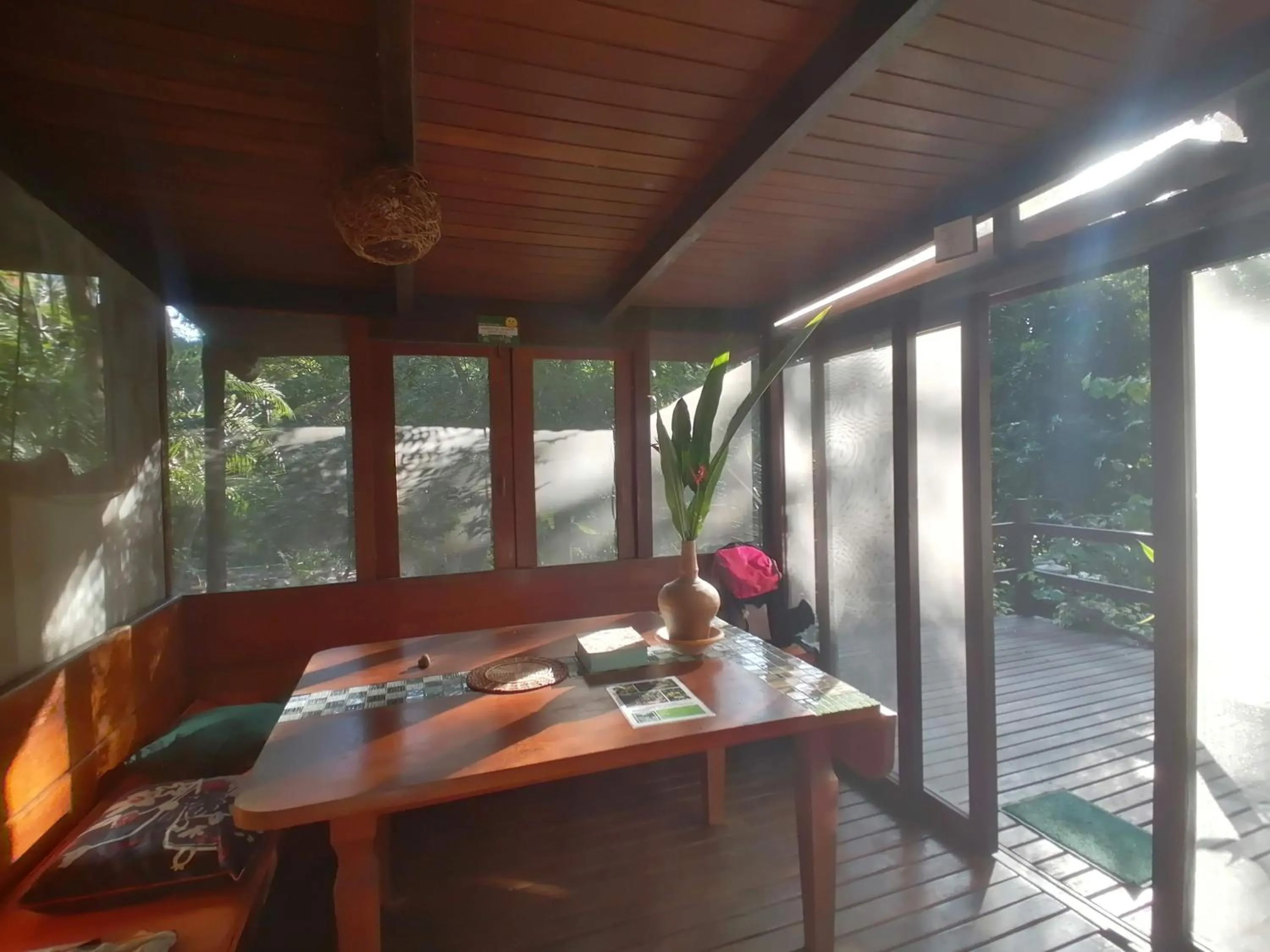 Dining area in Recanto dos Pássaros Zen Apartamentos em meio de Natureza