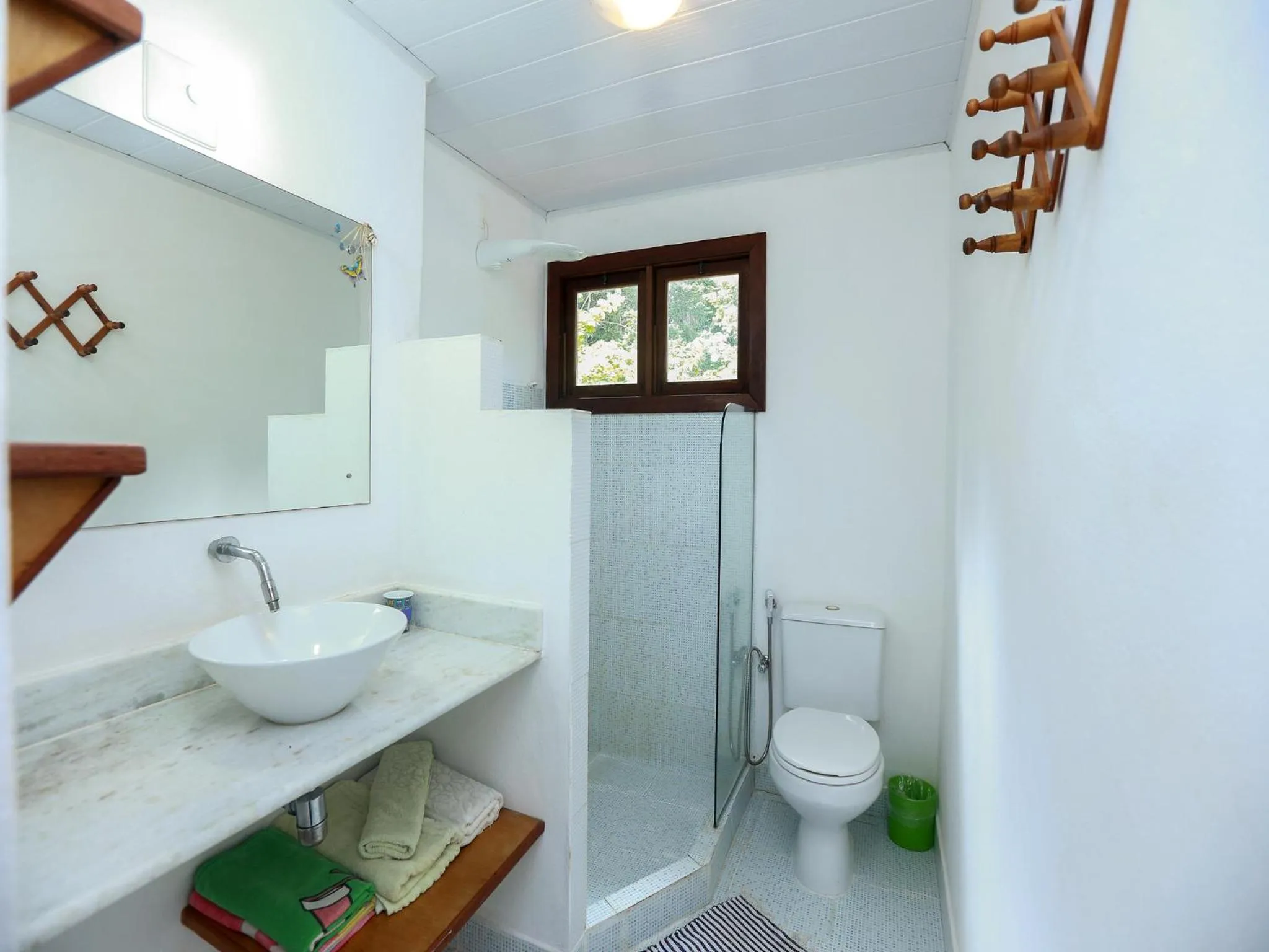 Toilet in Recanto dos Pássaros Zen Apartamentos em meio de Natureza