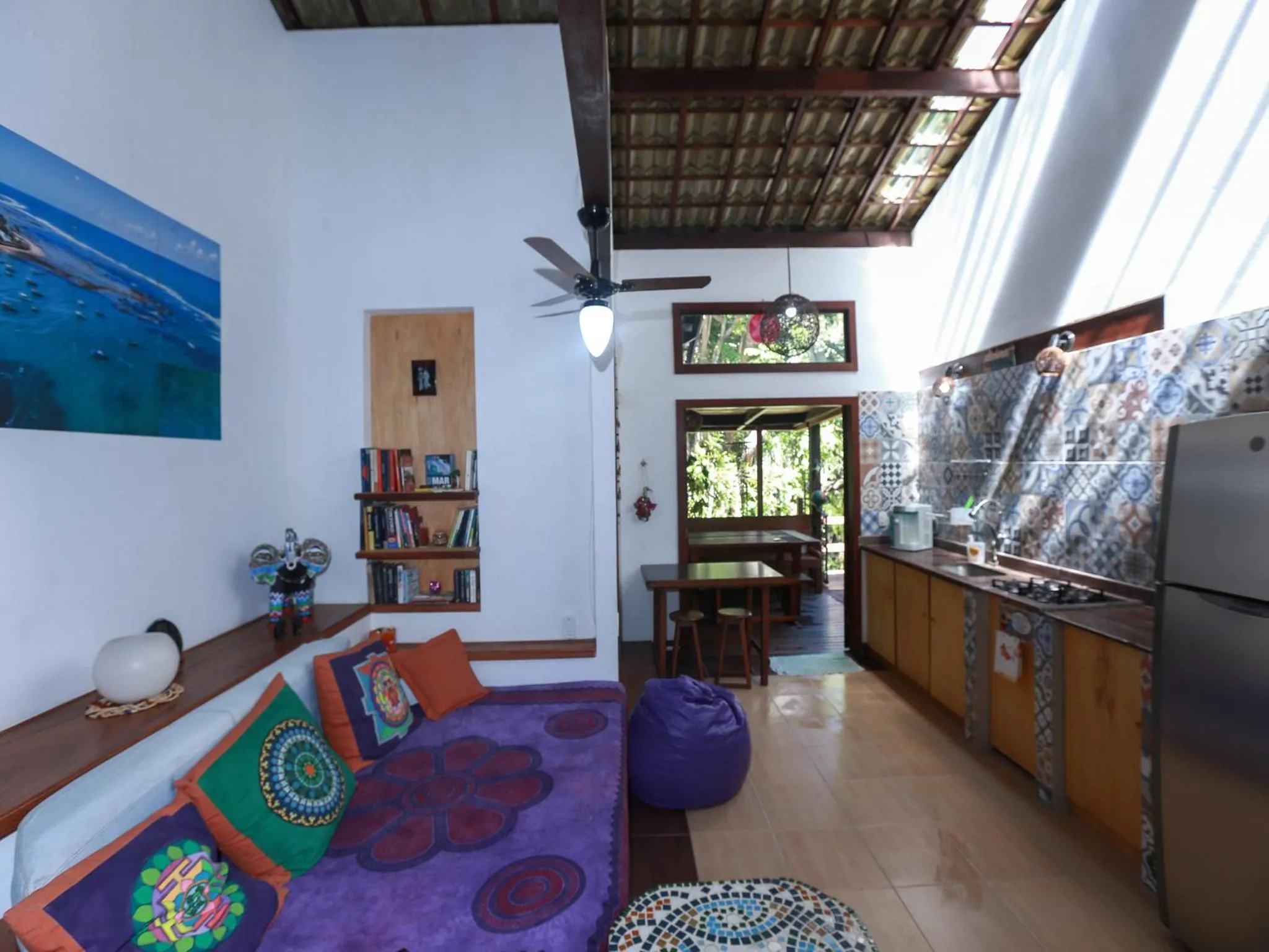 Living room in Recanto dos Pássaros Zen Apartamentos em meio de Natureza