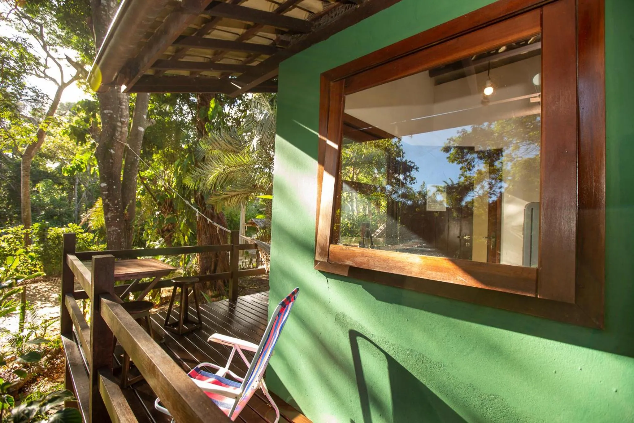 Balcony/Terrace in Recanto dos Pássaros Zen Apartamentos em meio de Natureza