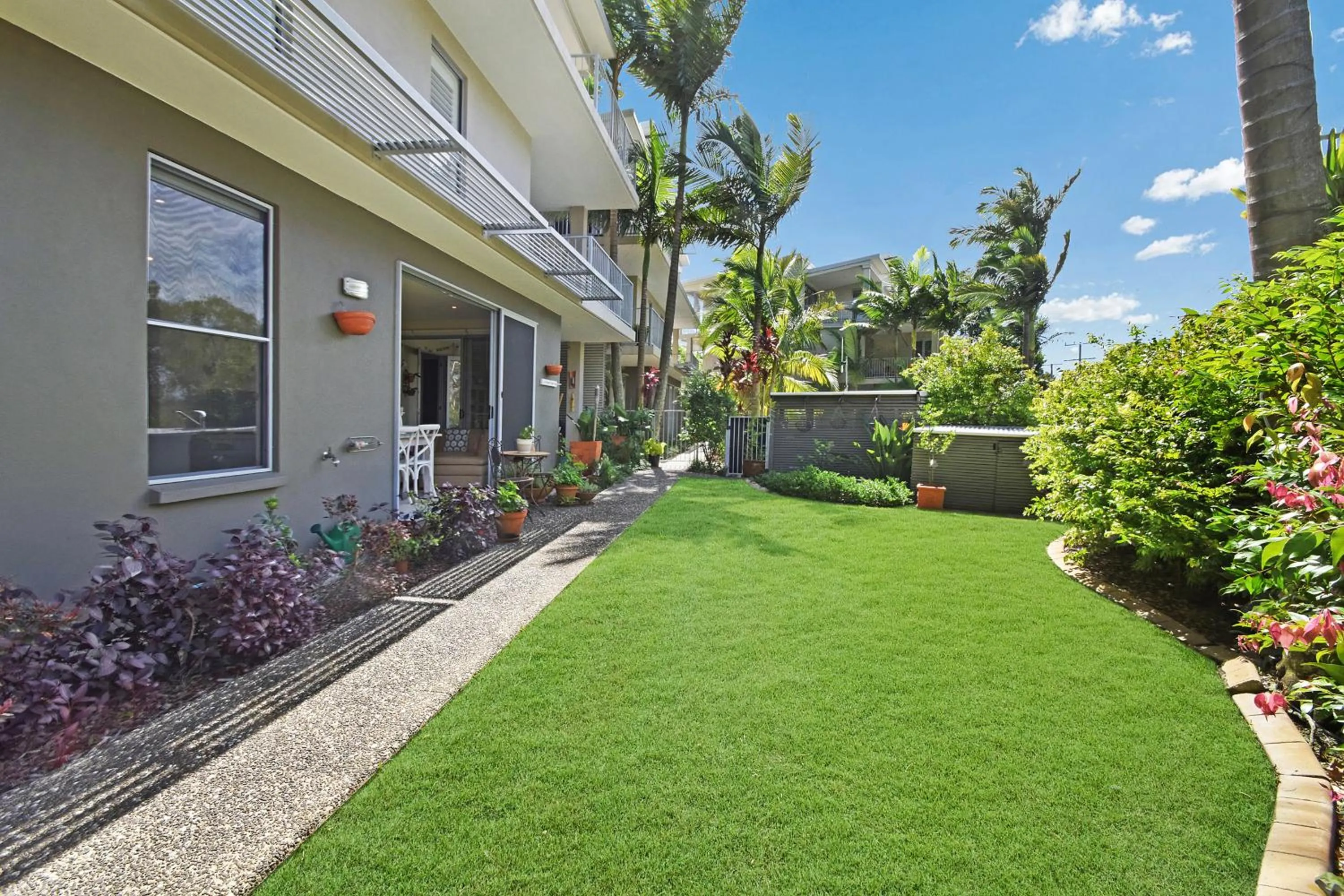 Garden view in Metzo Noosa Resort