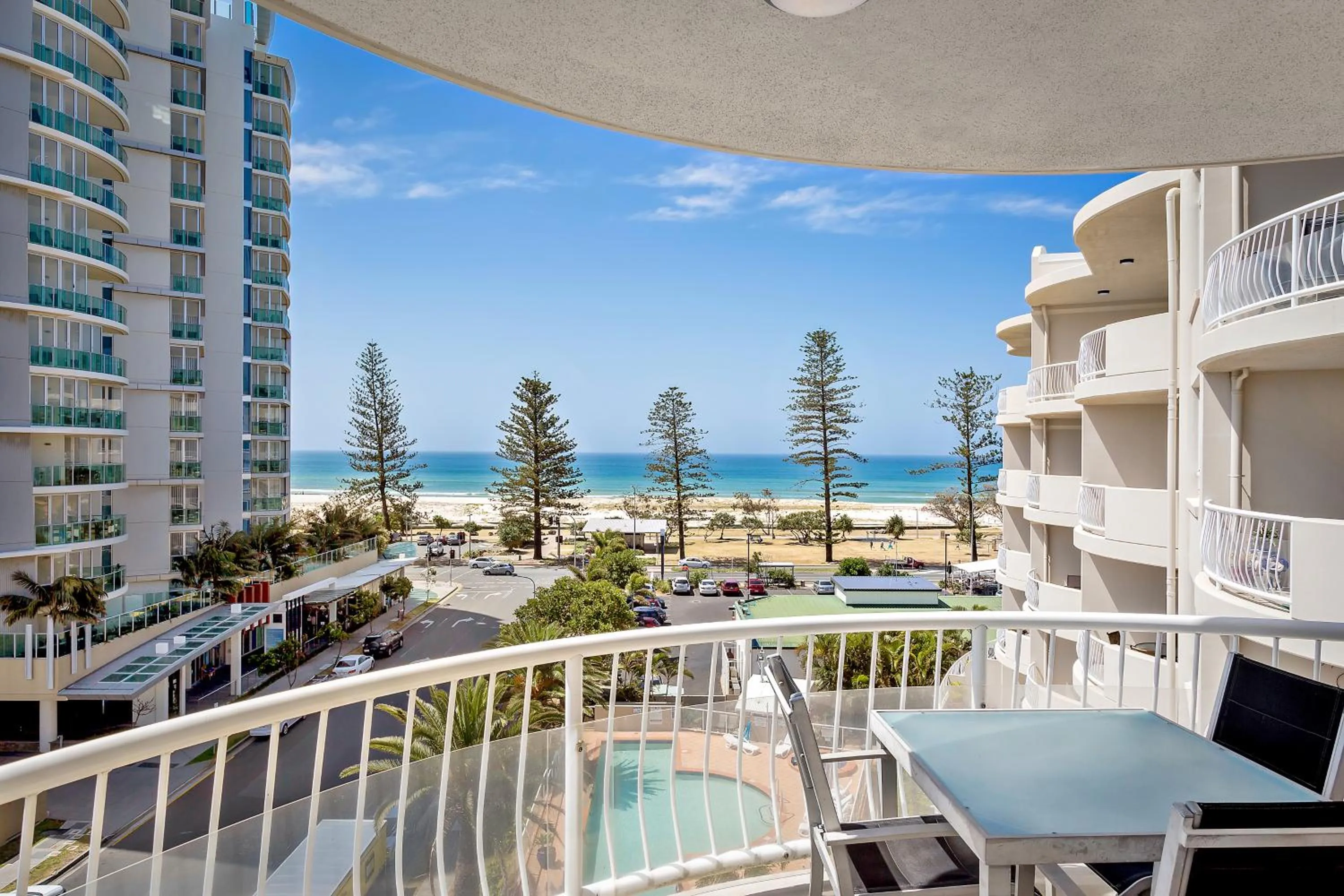 View (from property/room) in Kirra Beach Apartments