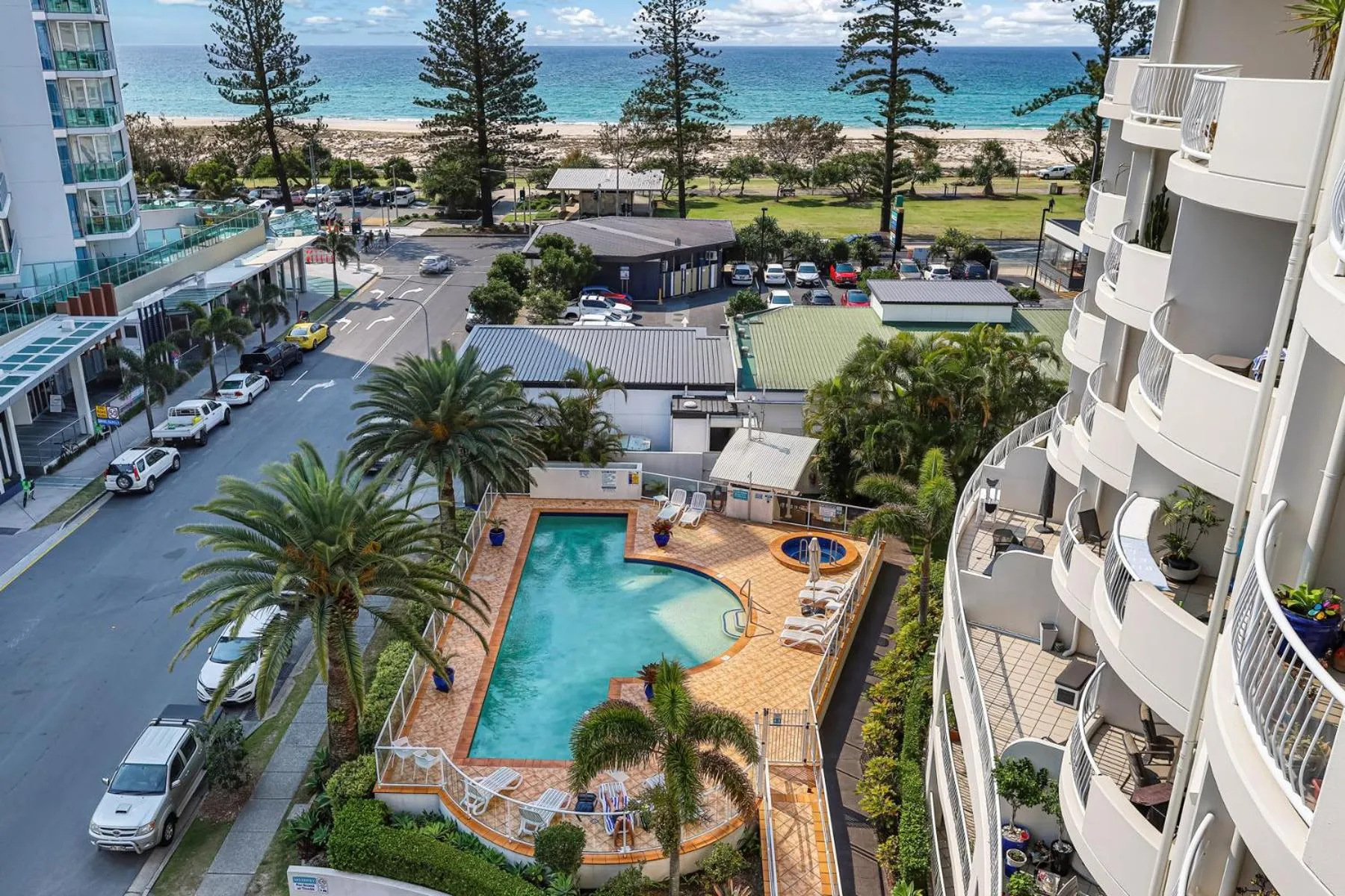 Property building in Kirra Beach Apartments