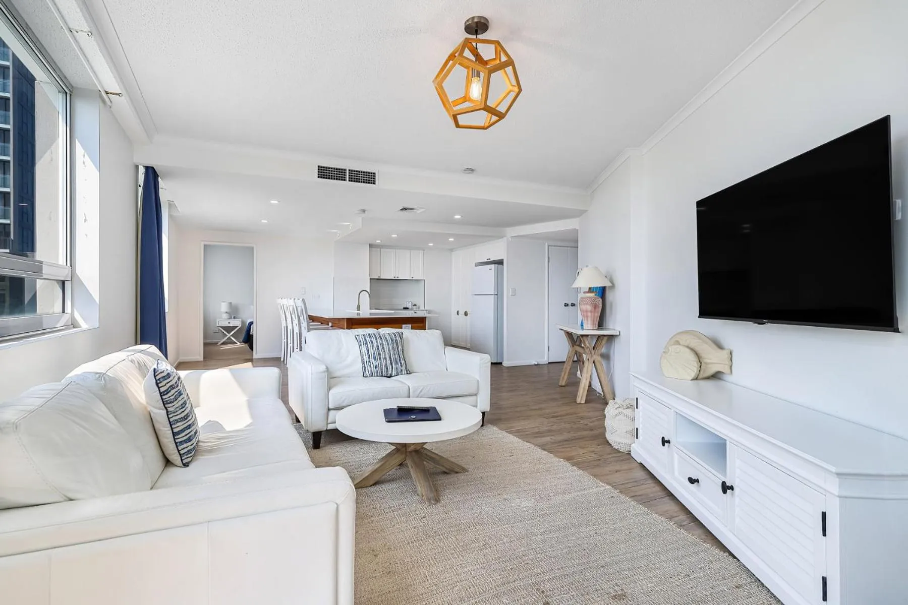 Living room in Kirra Beach Apartments