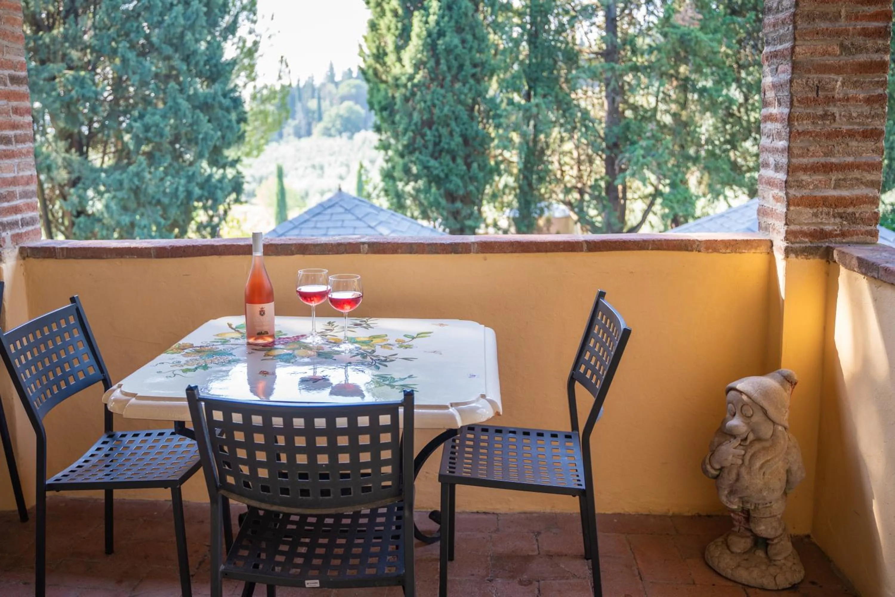 Balcony/Terrace in Agriturismo Vecchio Borgo Di Inalbi