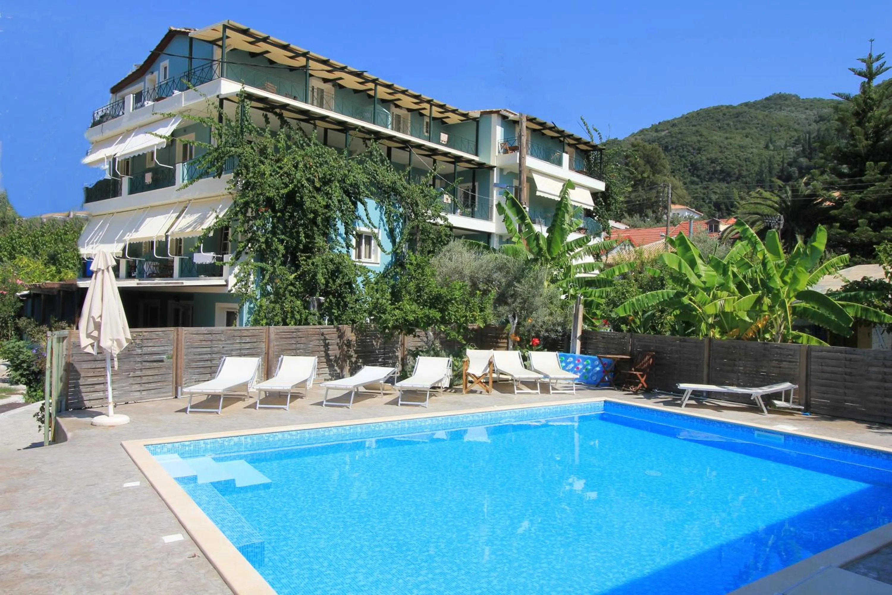 Swimming pool in Vassiliki Bay Hotel