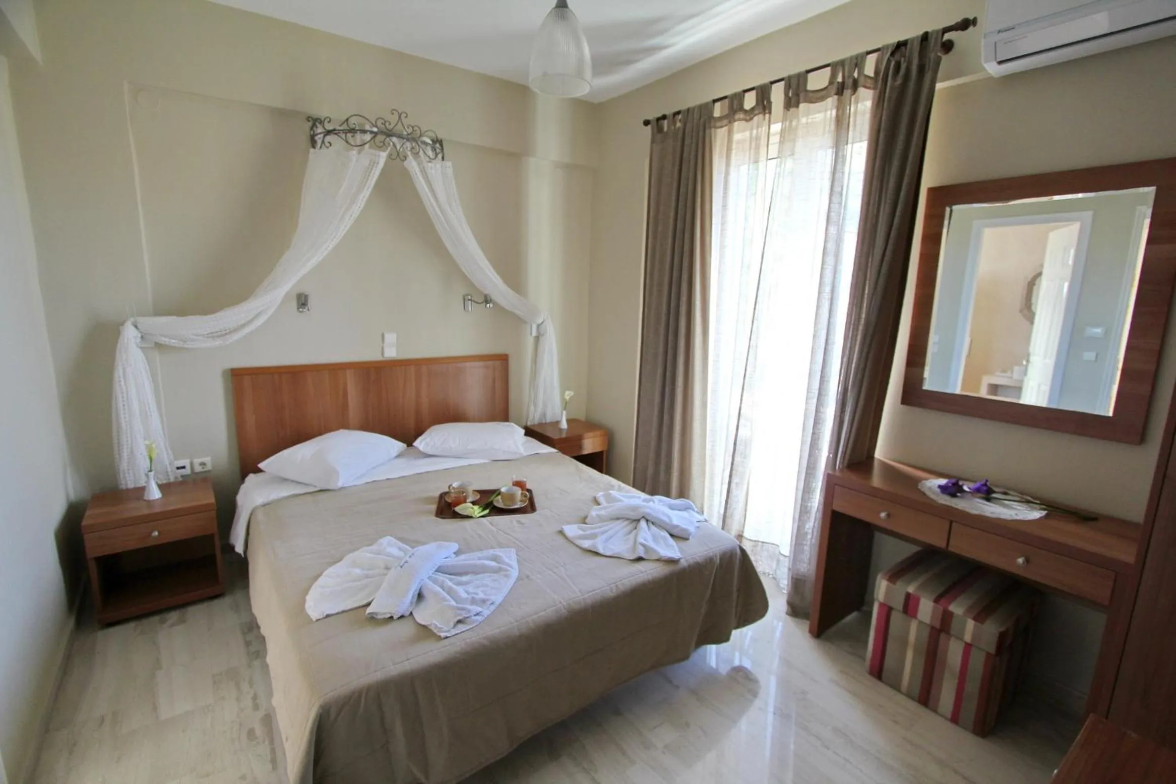 Bedroom in Vassiliki Bay Hotel