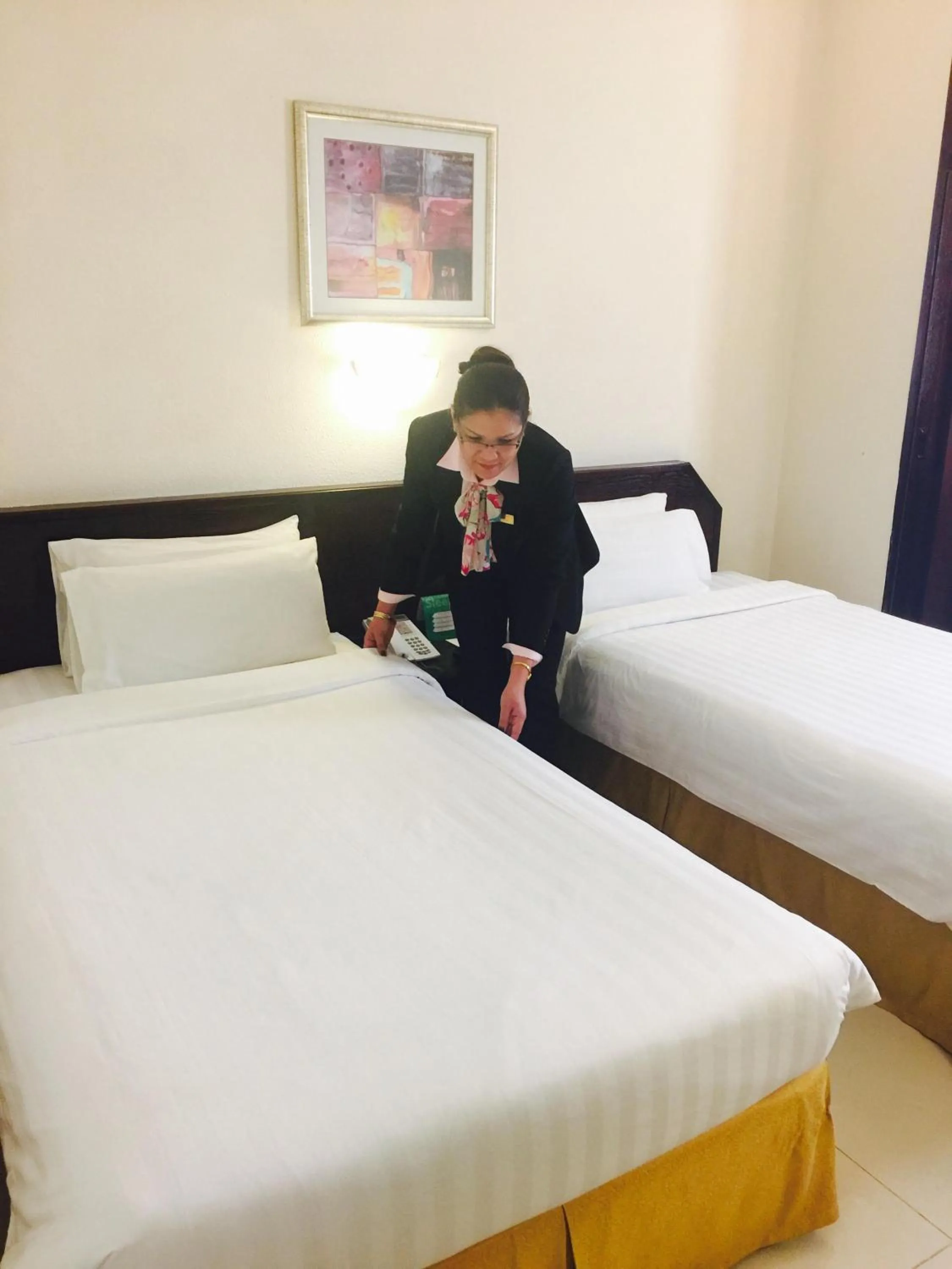 Bed in Hotel Al Madinah Holiday