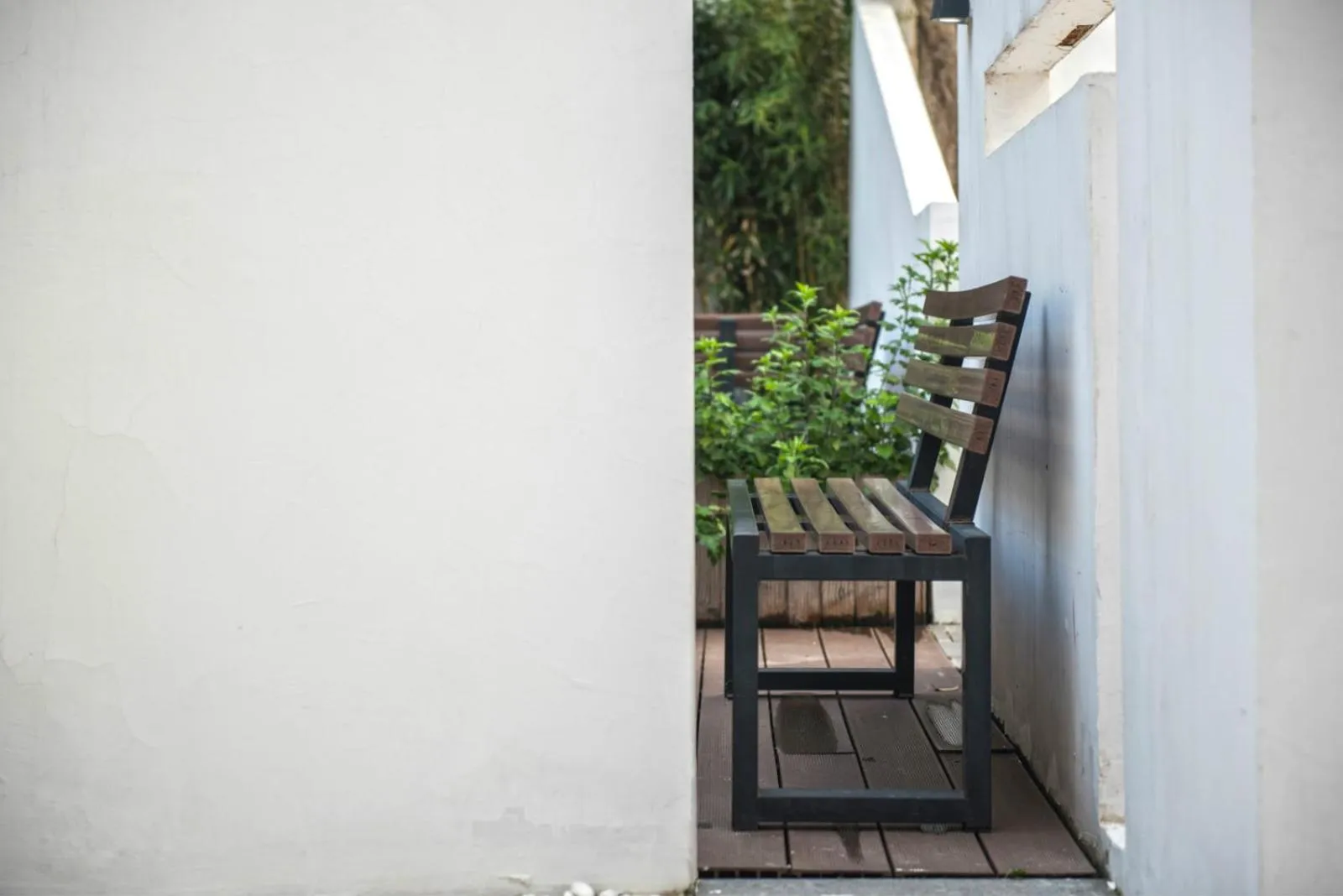 Garden view in Dayin International Youth Hostel - Oriental Pearl & Lujiazui