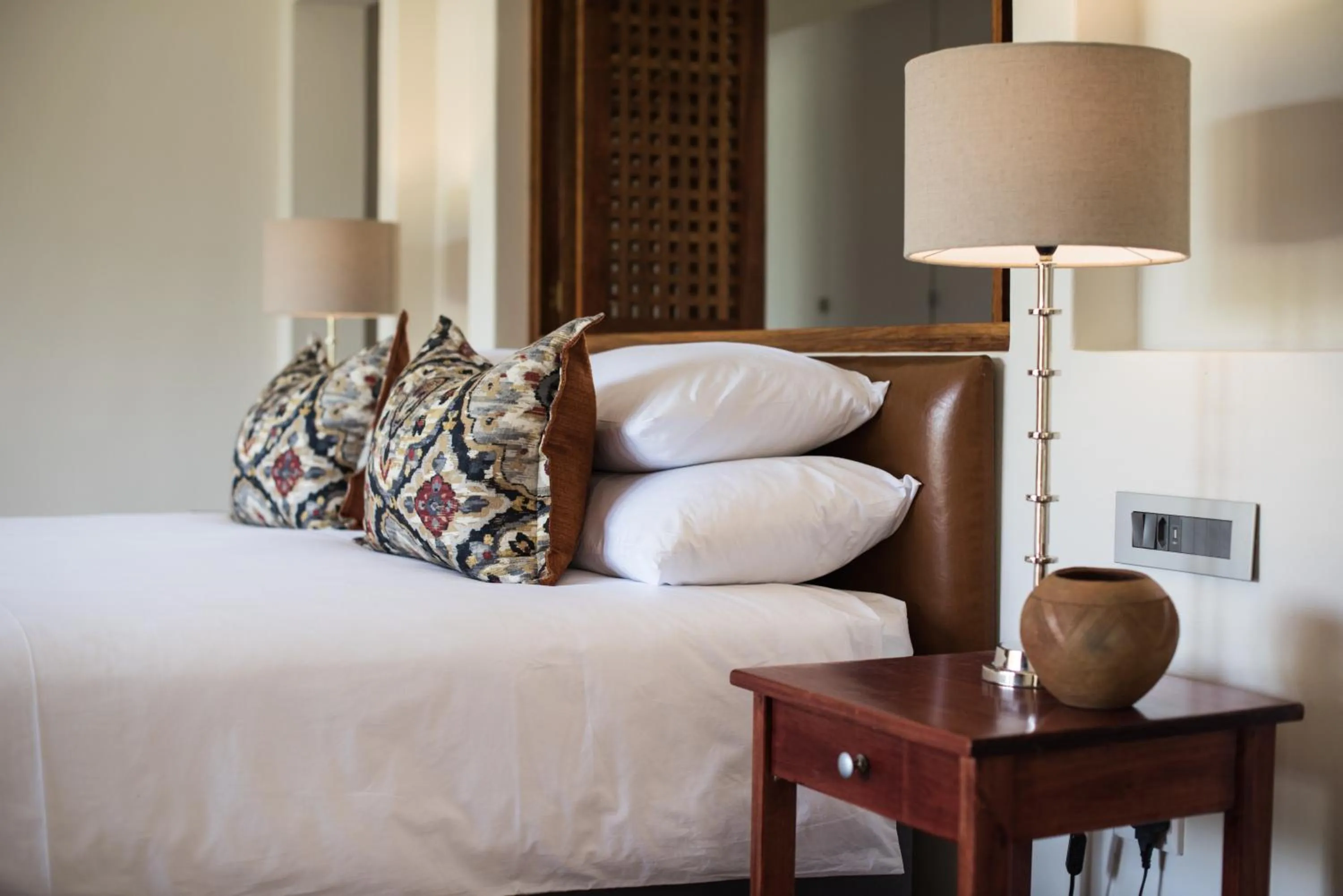 Bed in Ghost Mountain Inn