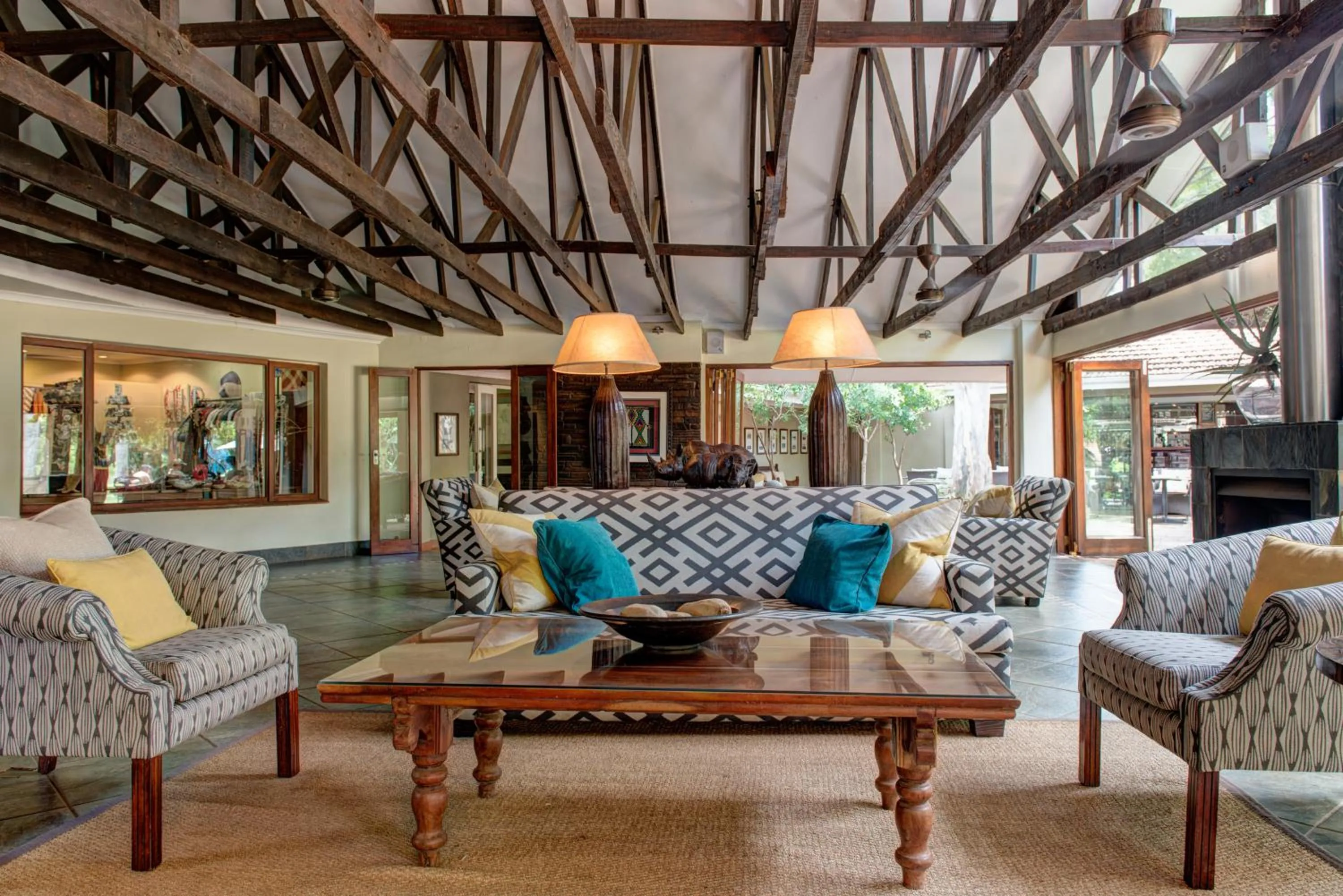 Lobby or reception in Ghost Mountain Inn