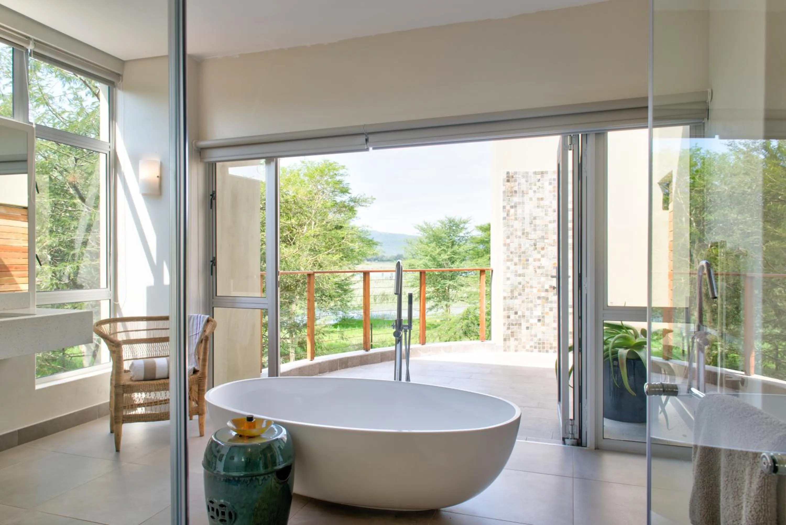 Shower in Ghost Mountain Inn