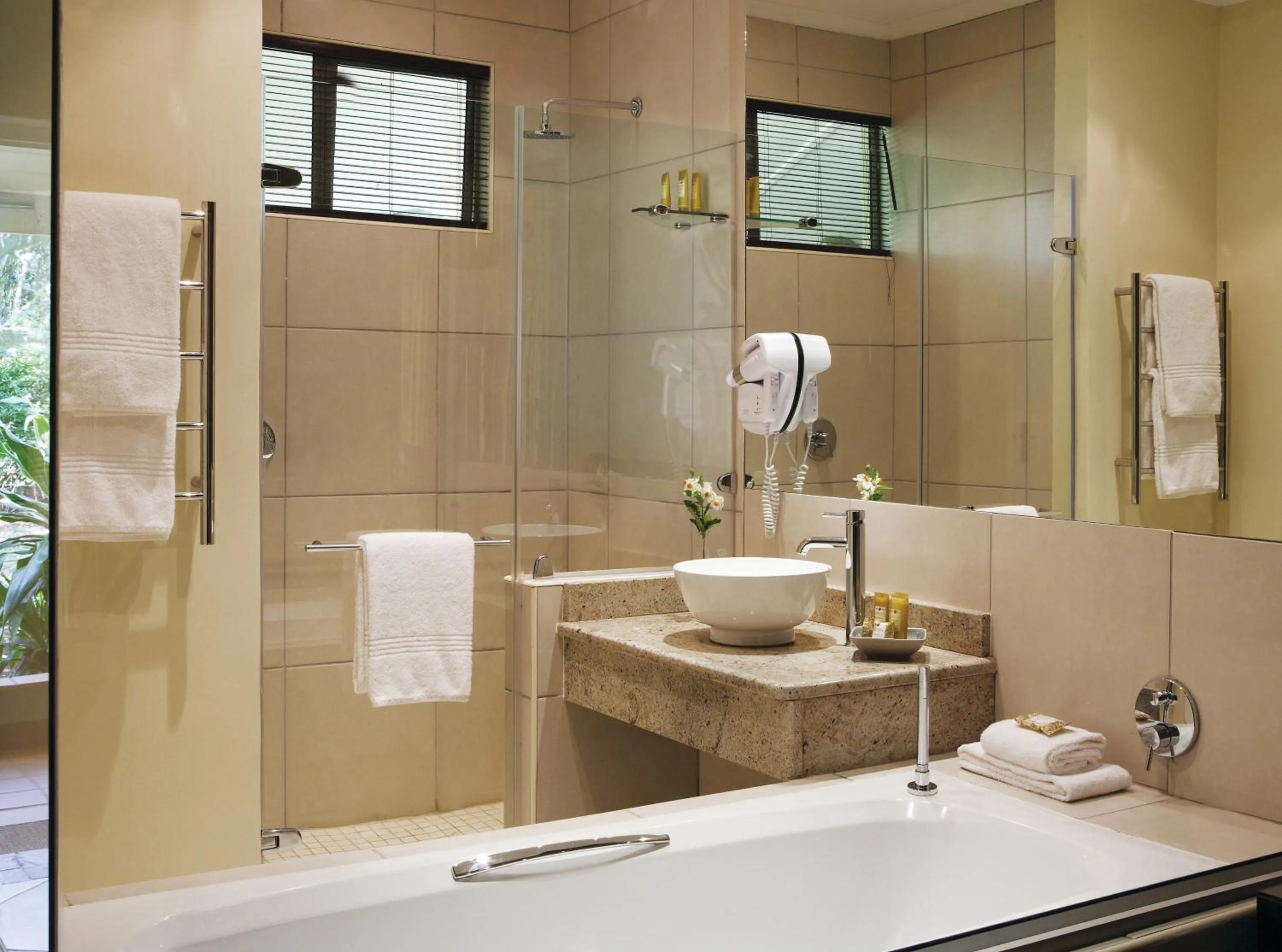 Shower in Ghost Mountain Inn