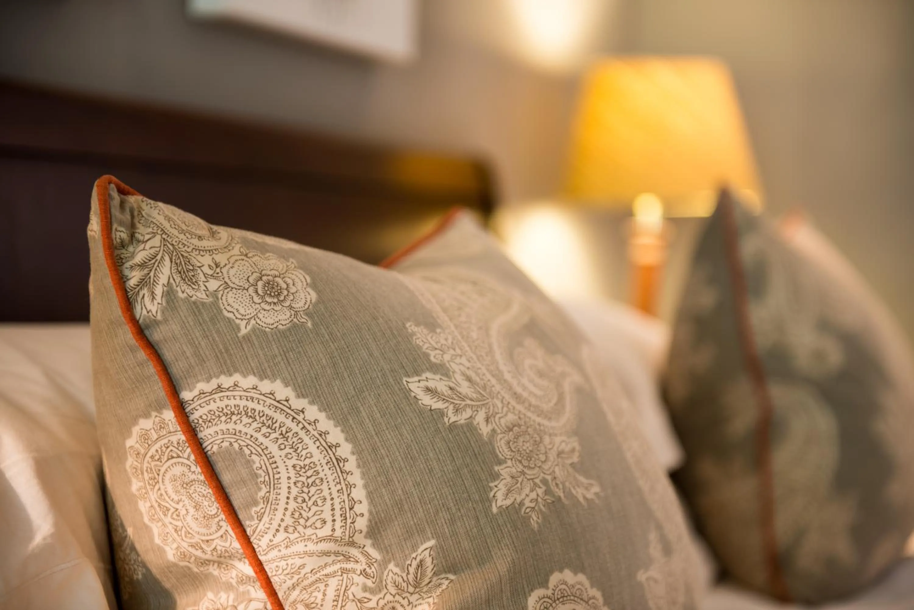 Decorative detail, Bed in Ghost Mountain Inn