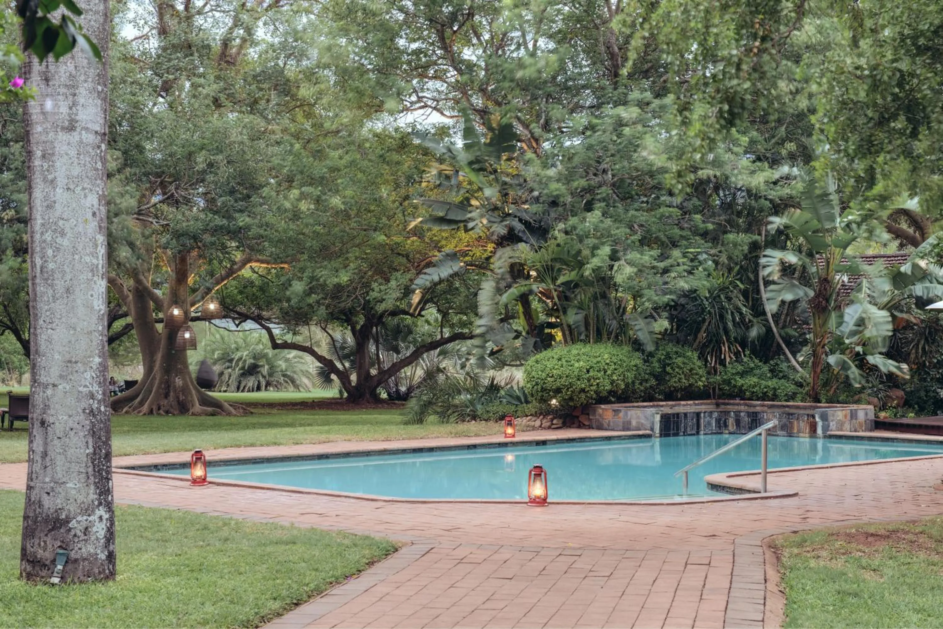 Garden in Ghost Mountain Inn