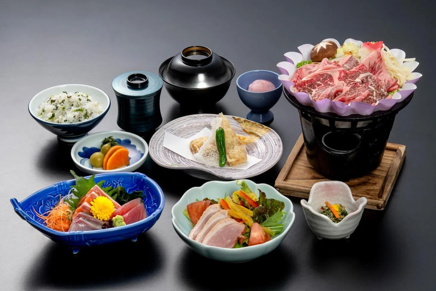 Food in Sagayamato Onsen Hotel Amandi