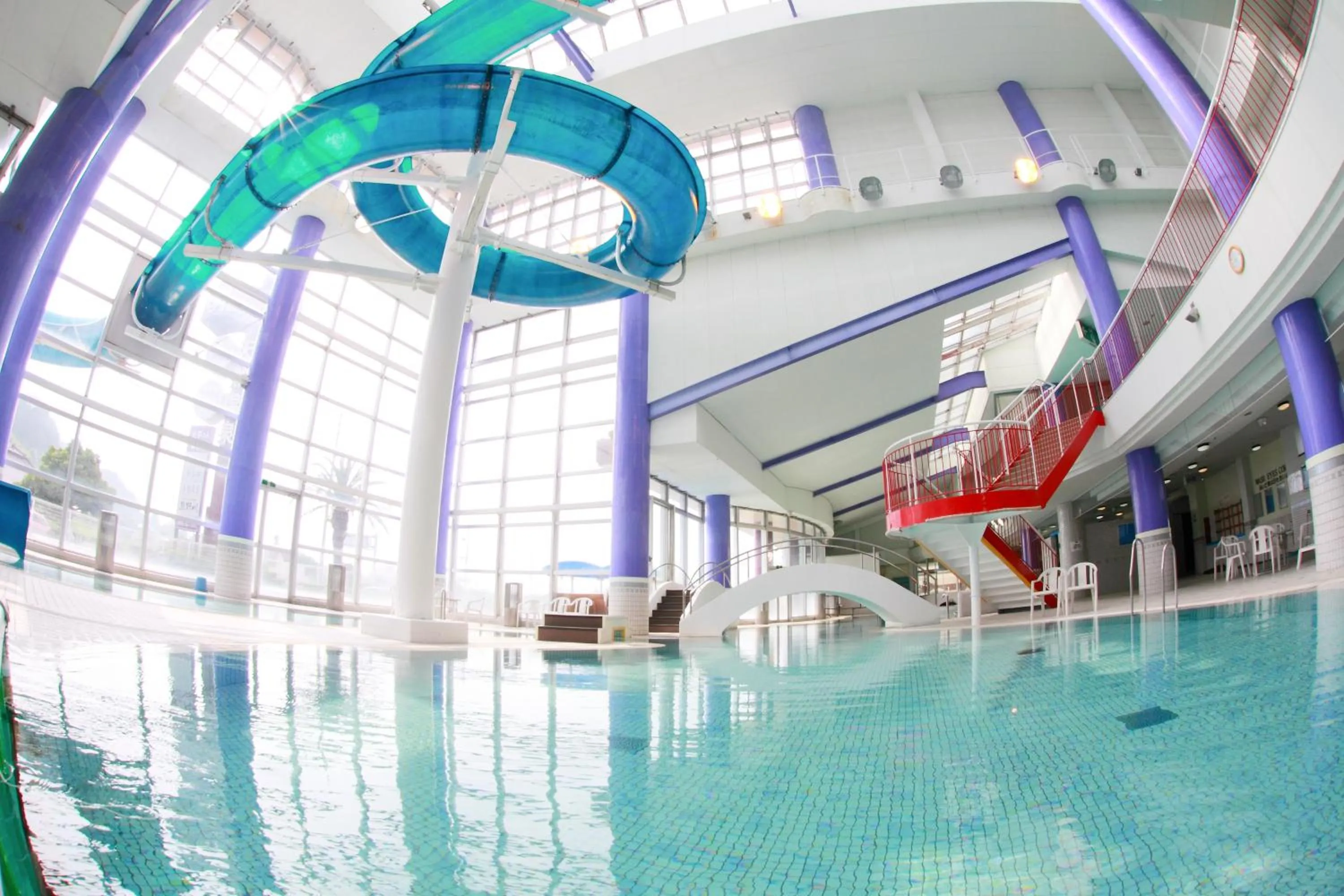 Swimming pool in Sagayamato Onsen Hotel Amandi