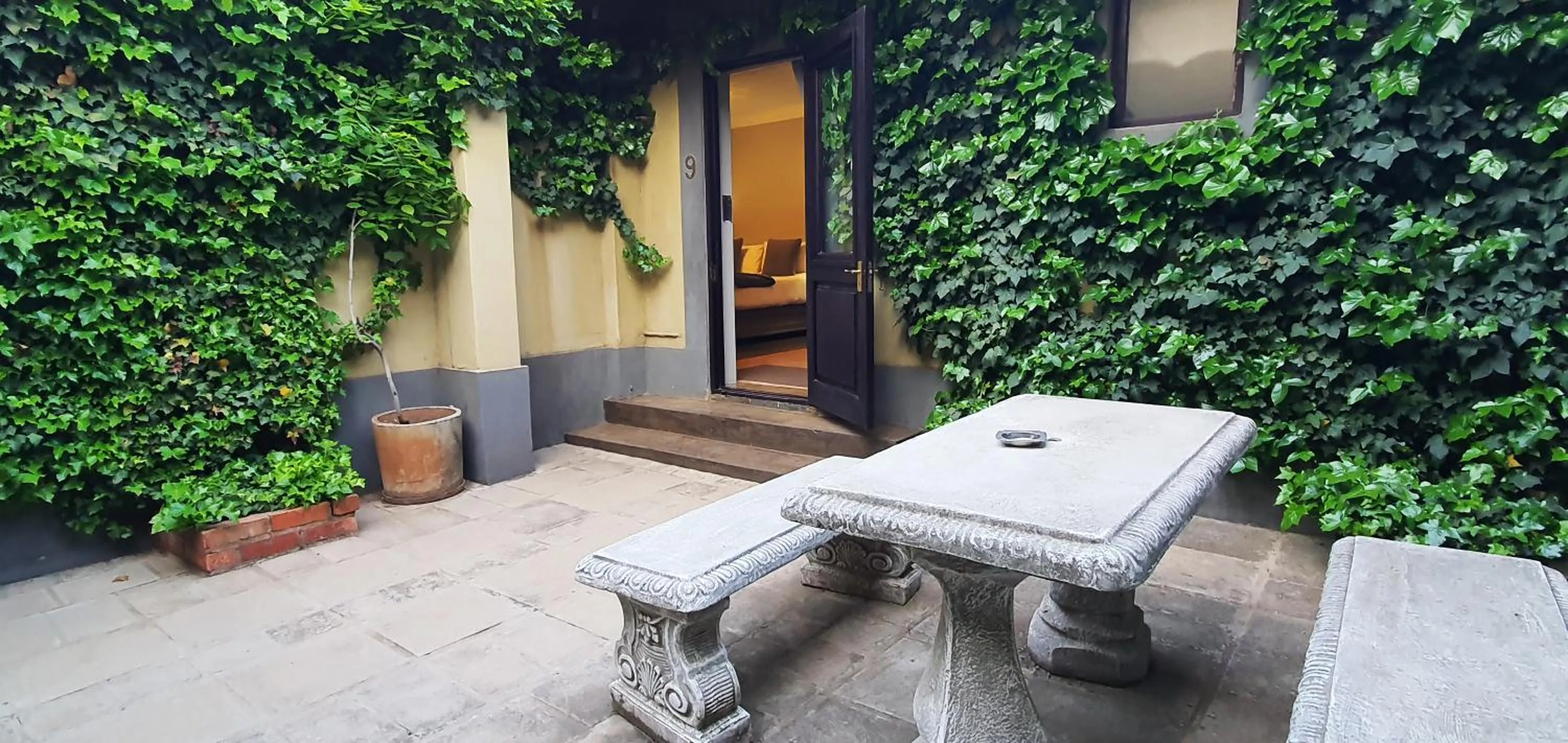Inner courtyard view in Accolades Boutique Venue
