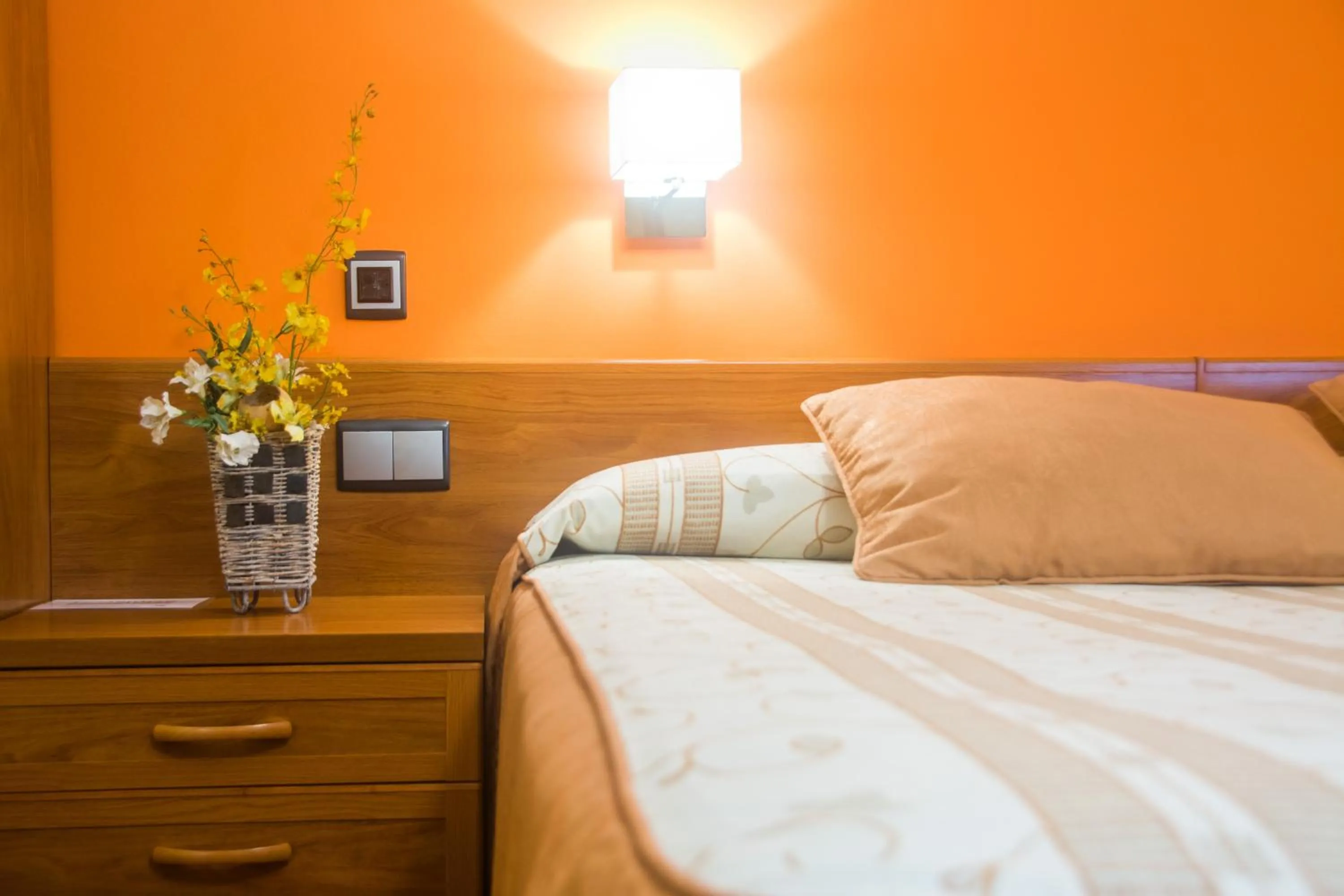 Bed in Hotel Los 5 Pinos