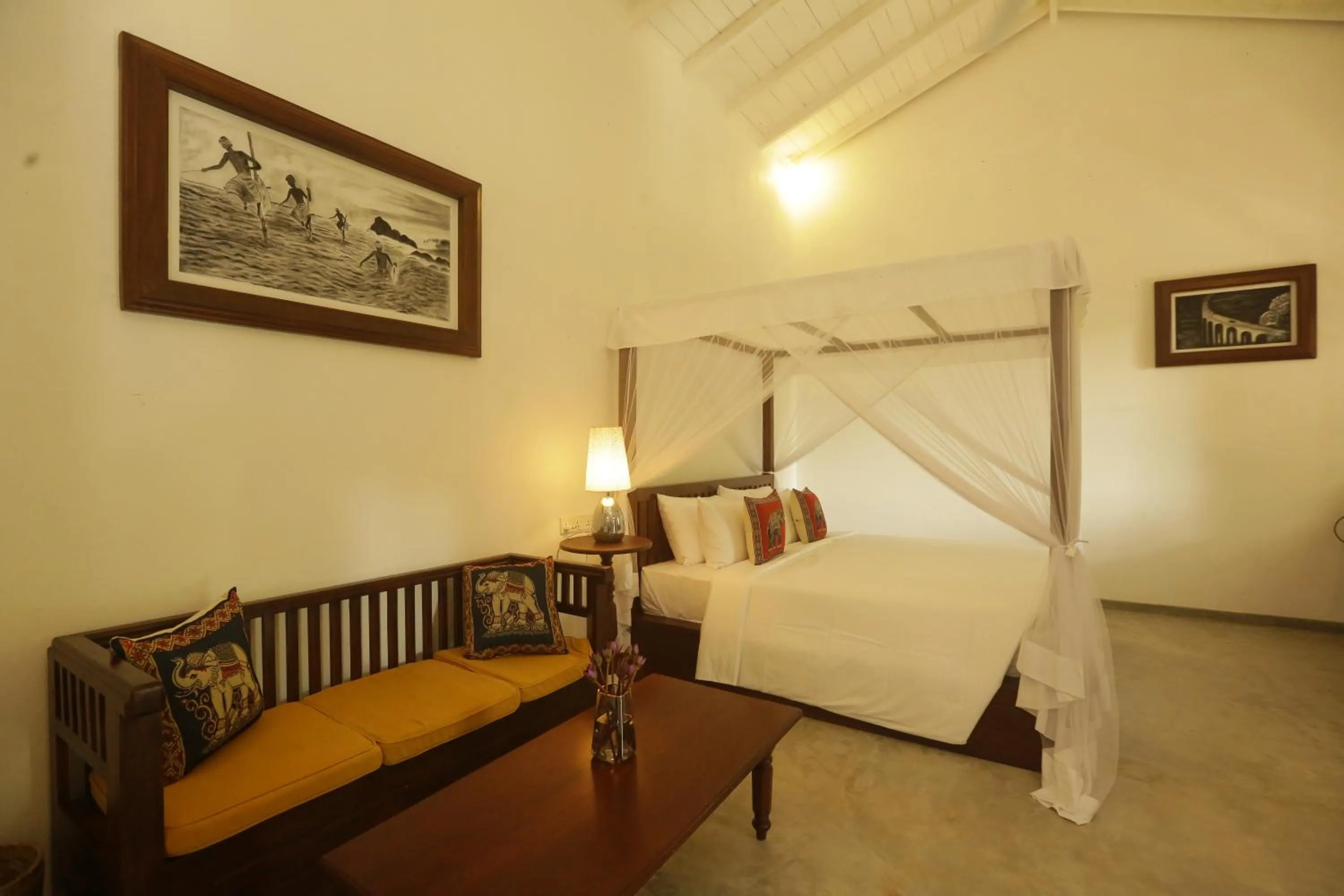 Bathroom, Bed in Ceylon Olive Galle