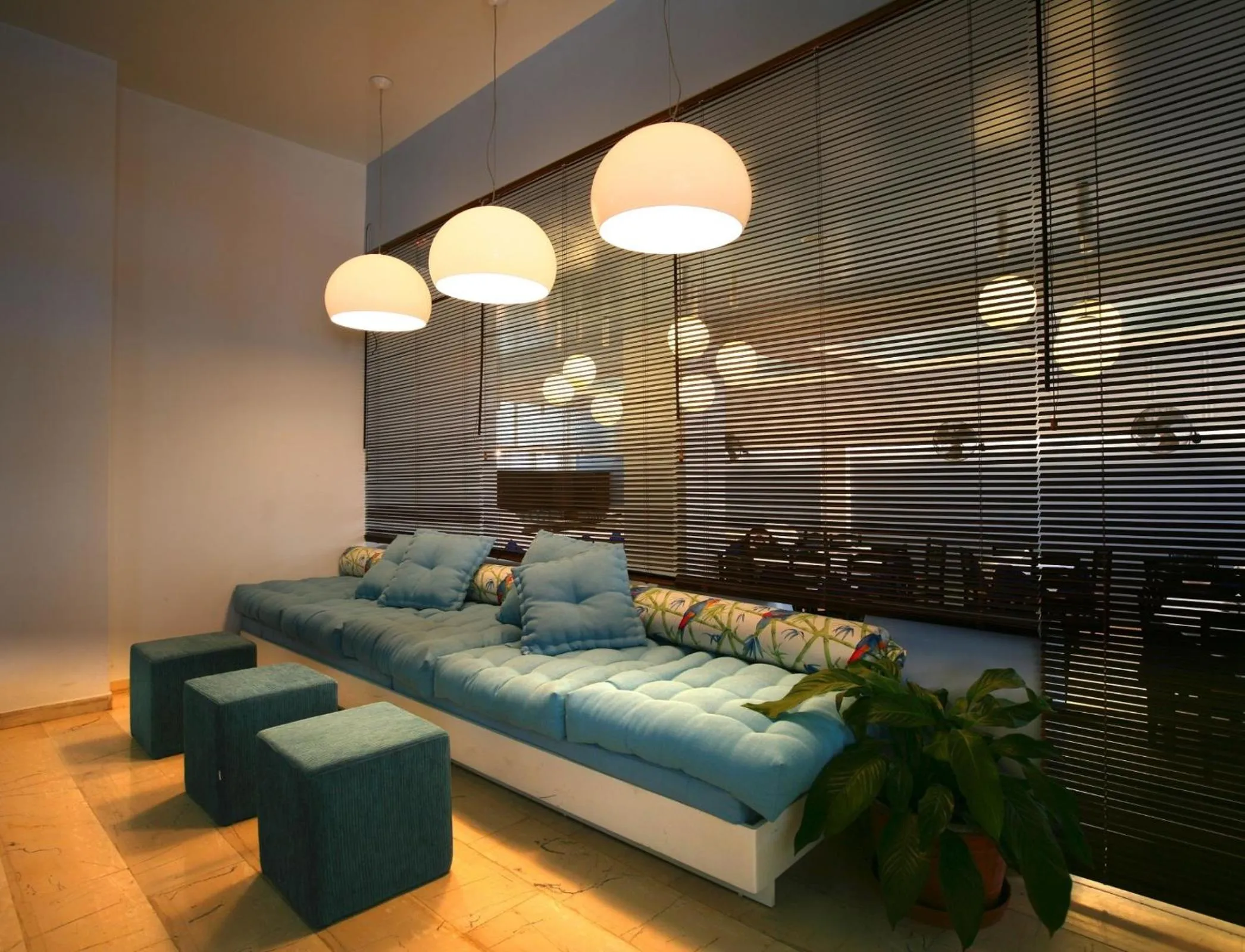 Lounge or bar in Kamari Beach Hotel