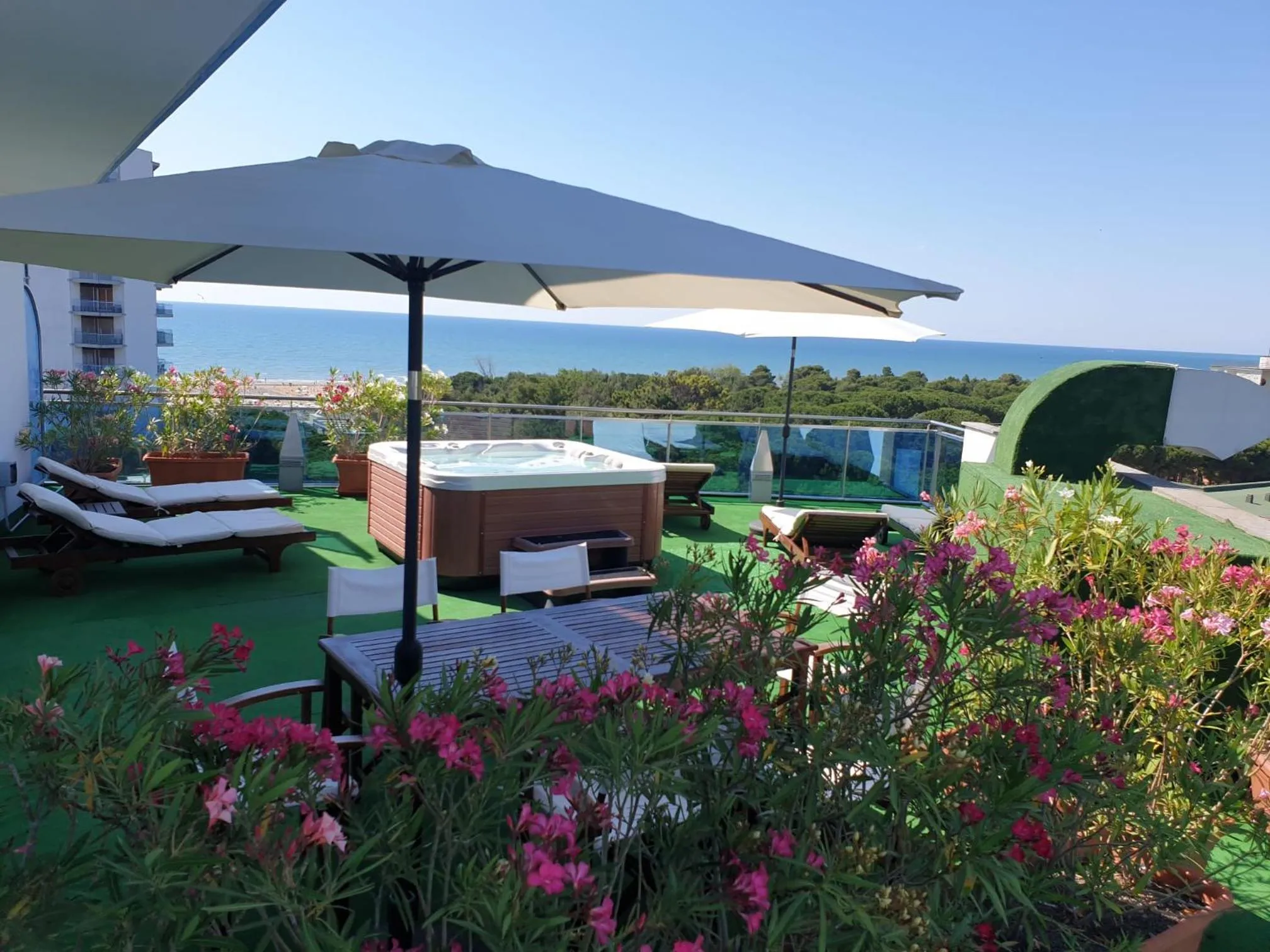 Natural landscape in Hotel Cristallo