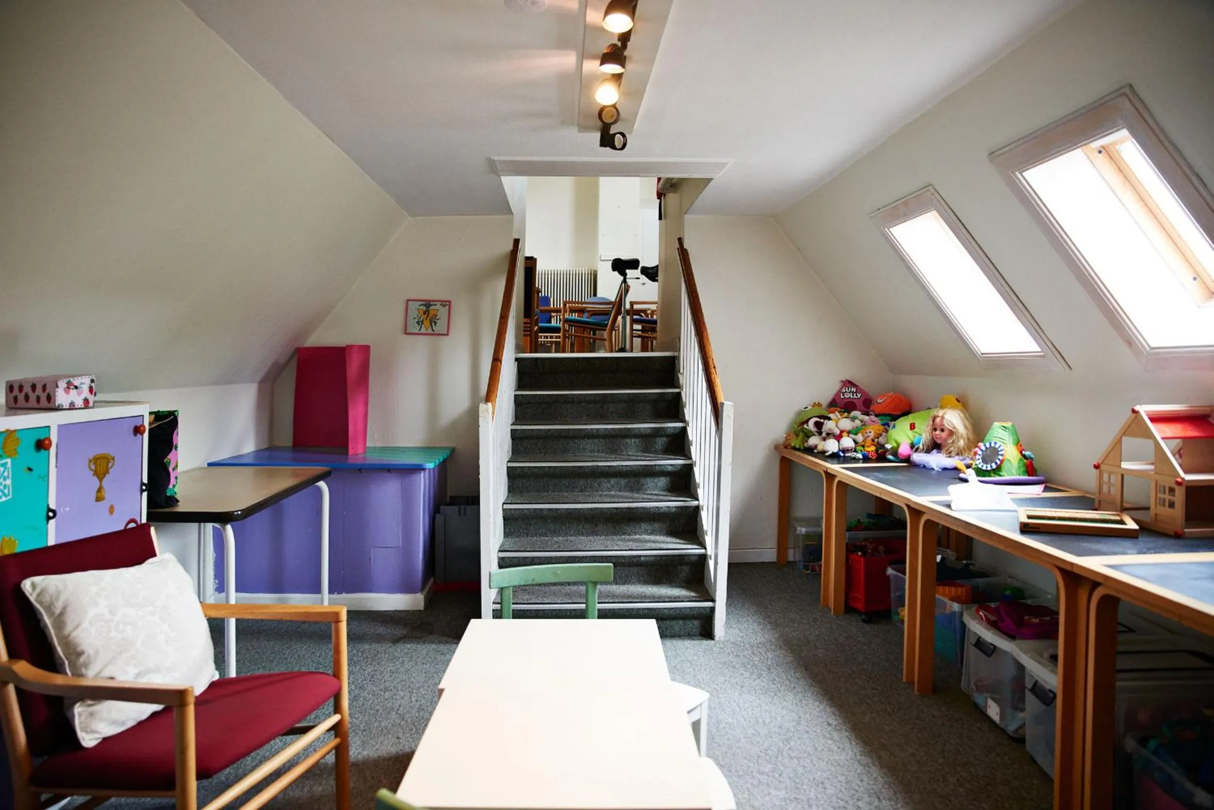 Communal lounge/ TV room in Danhostel Helsingør