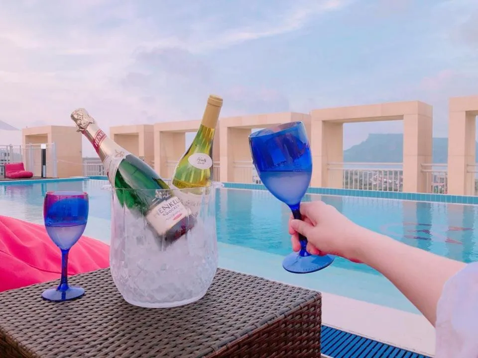 Swimming pool in Golden Tulip Jeju Seongsan Hotel