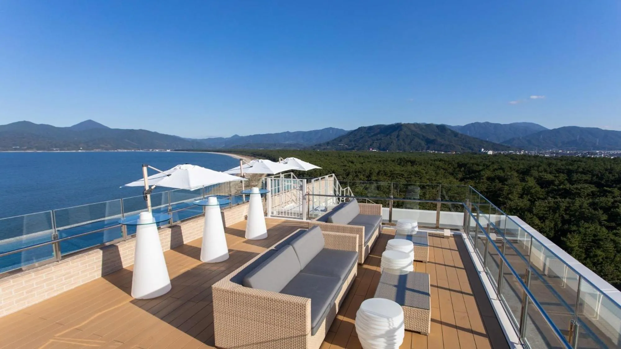 Balcony/Terrace in Karatsu Seaside Hotel