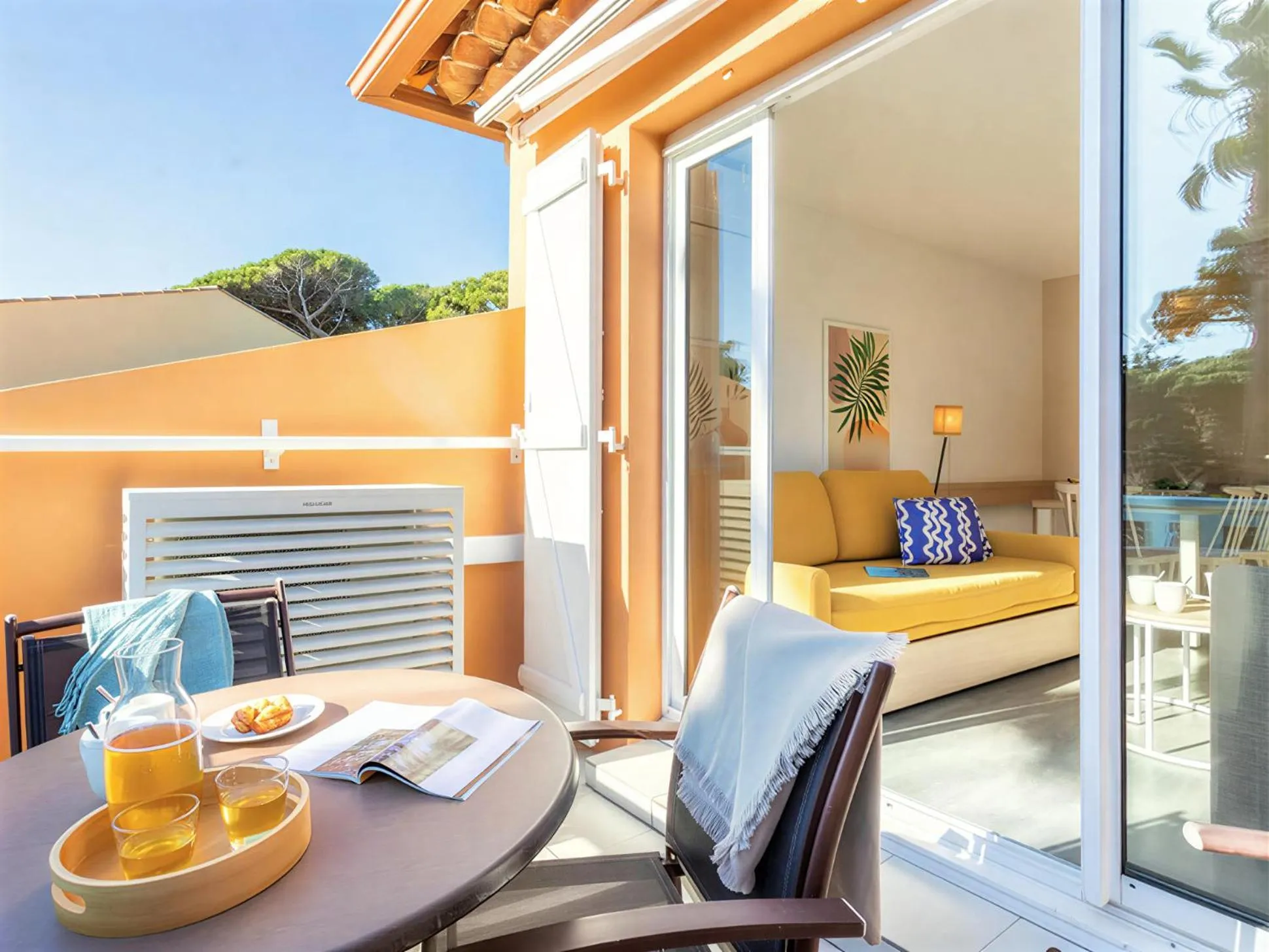 Patio in Résidence Pierre & Vacances La Pinède