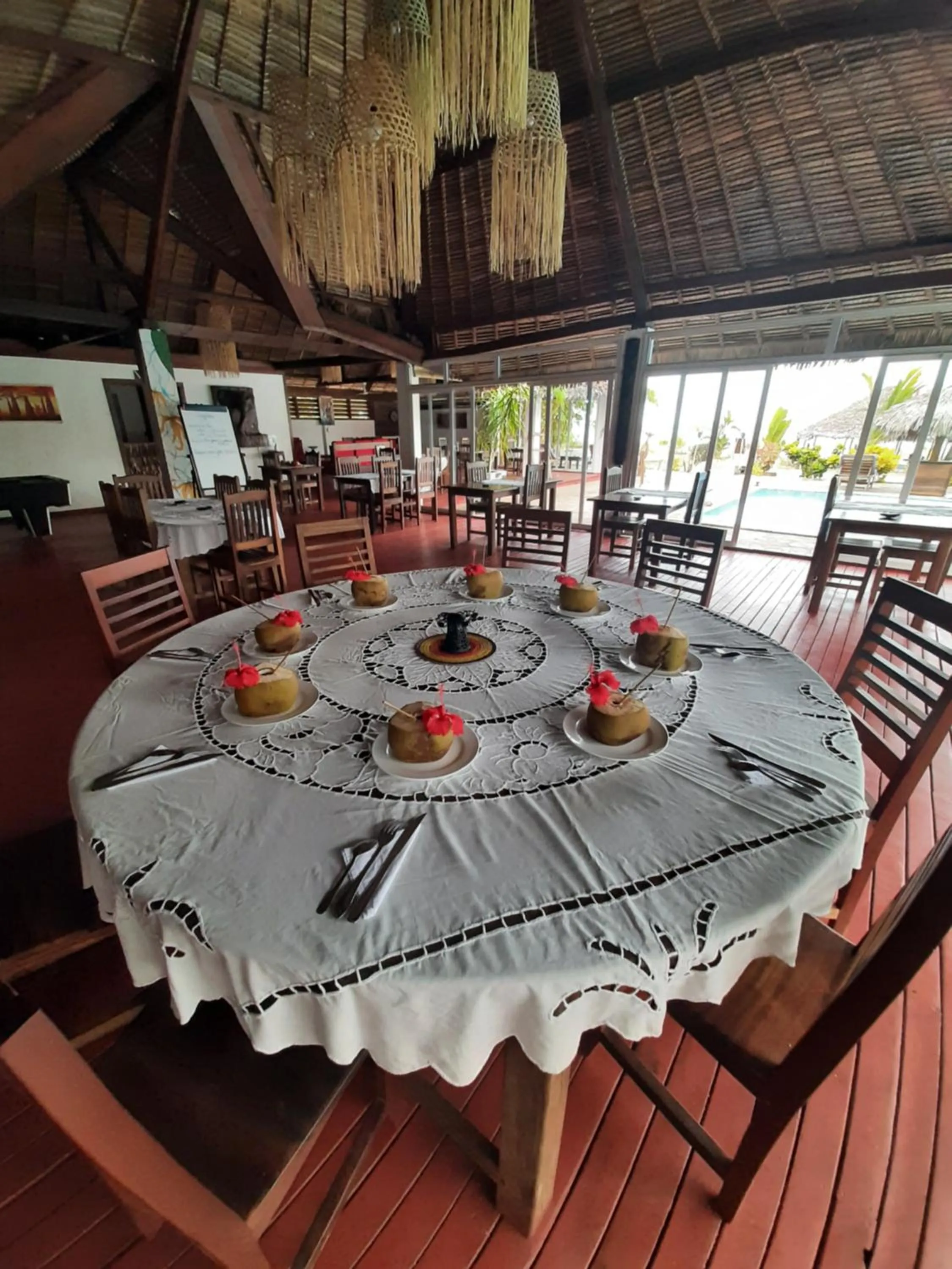 Breakfast in Le Moya Beach