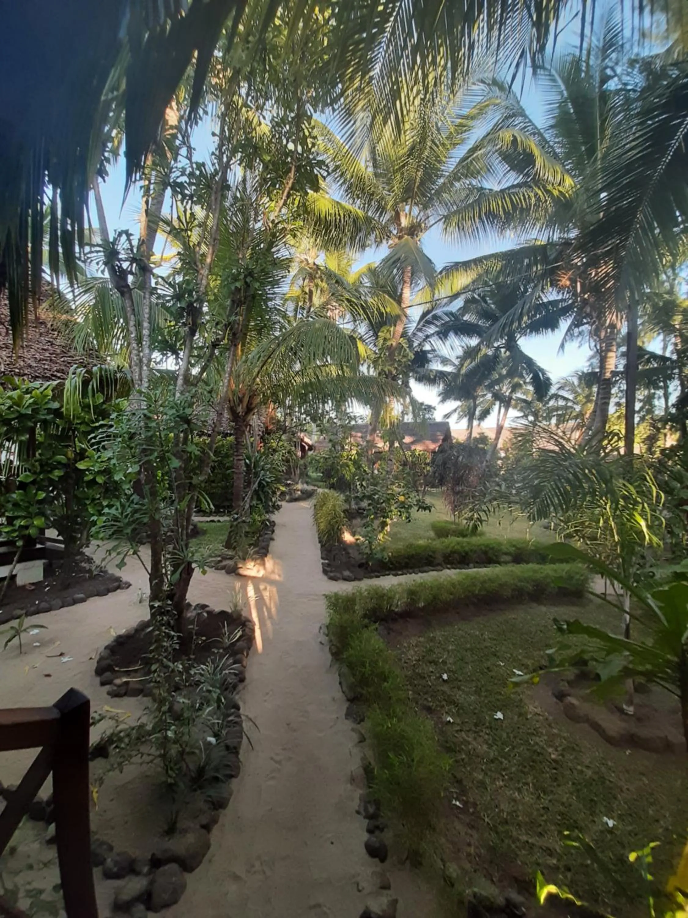 Natural landscape in Le Moya Beach
