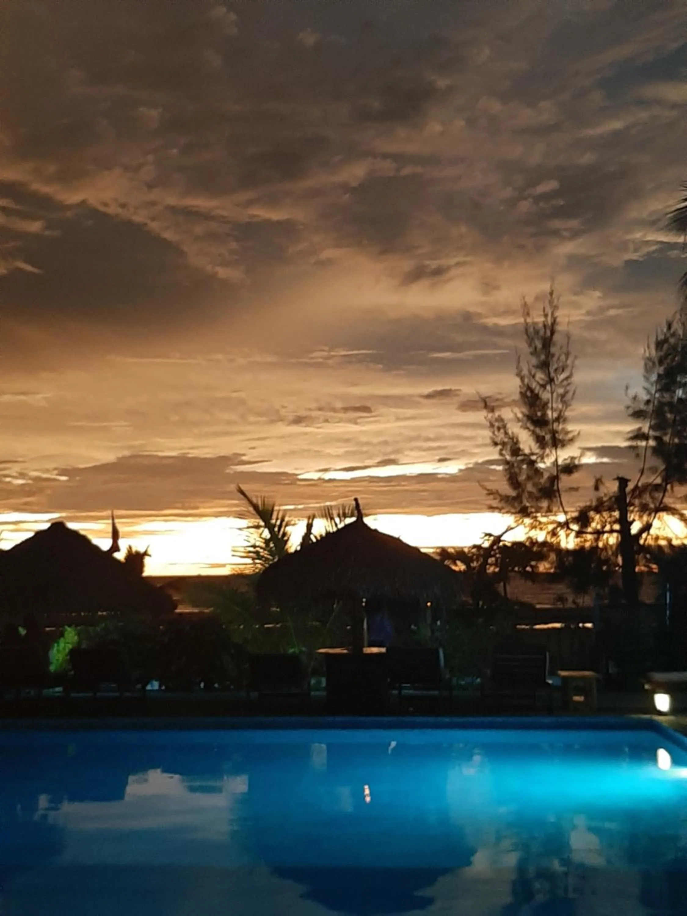 Pool view in Le Moya Beach
