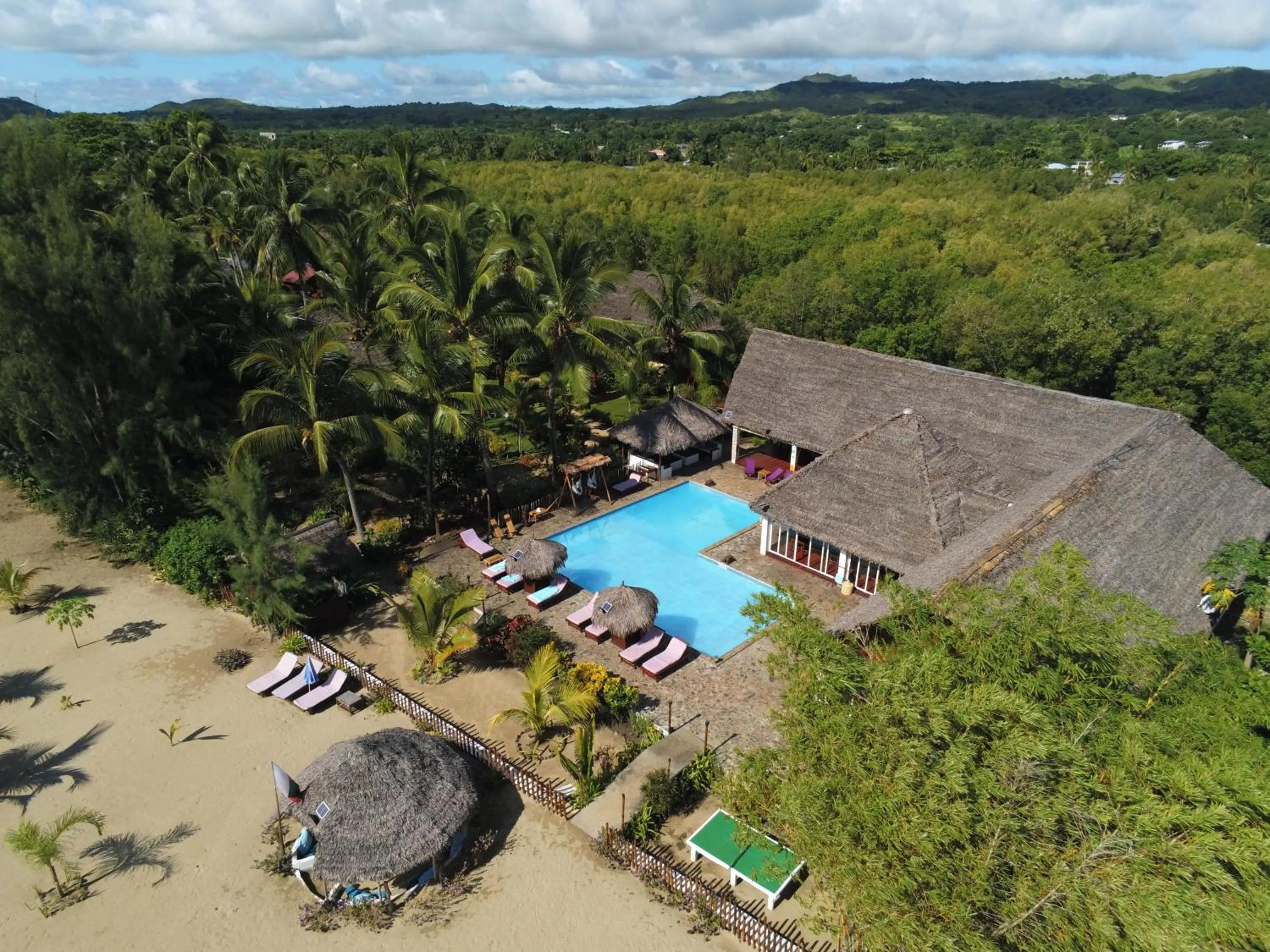 Bird's eye view in Le Moya Beach