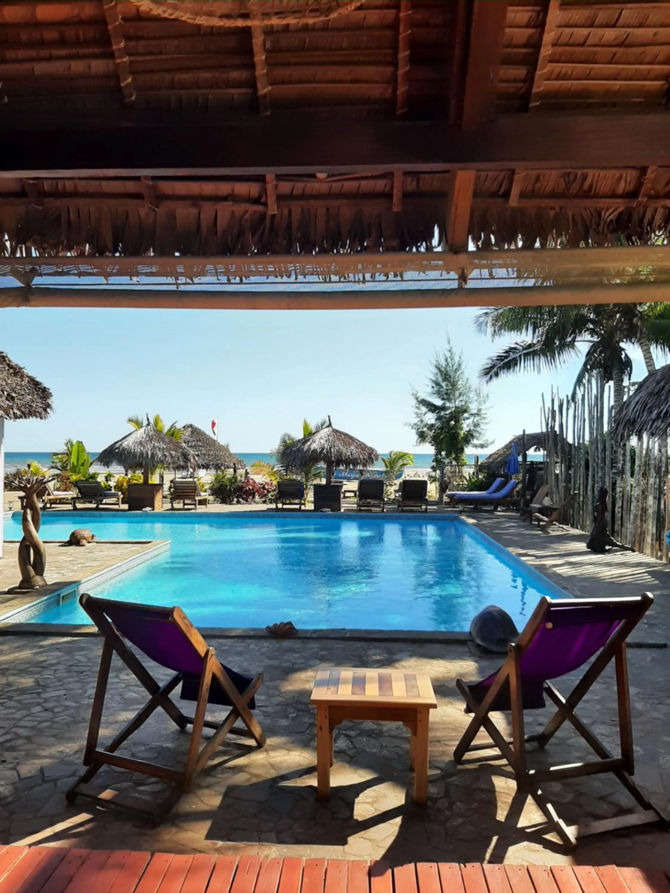 Swimming pool in Le Moya Beach