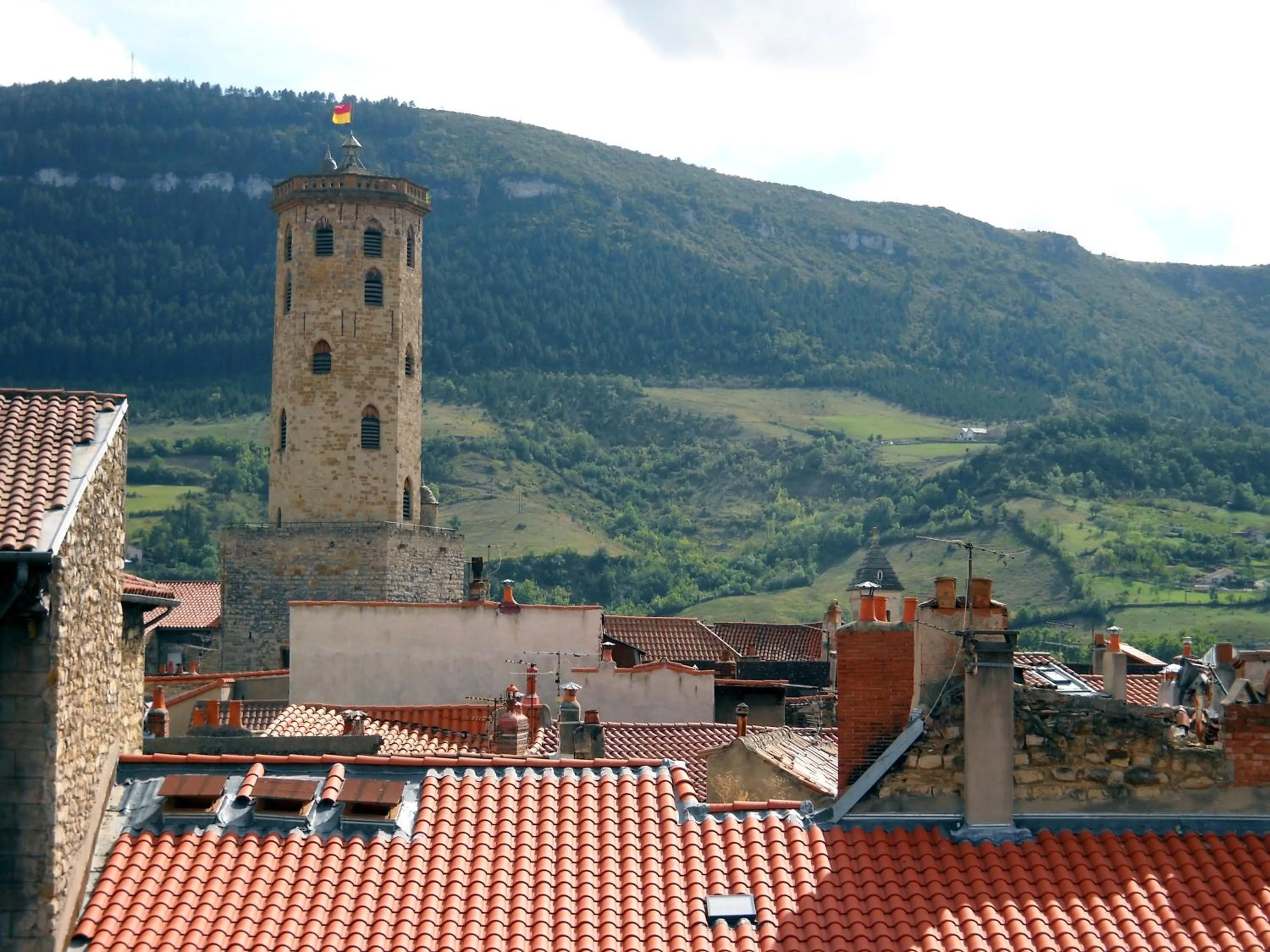 Mountain view in Hôtel du Commerce