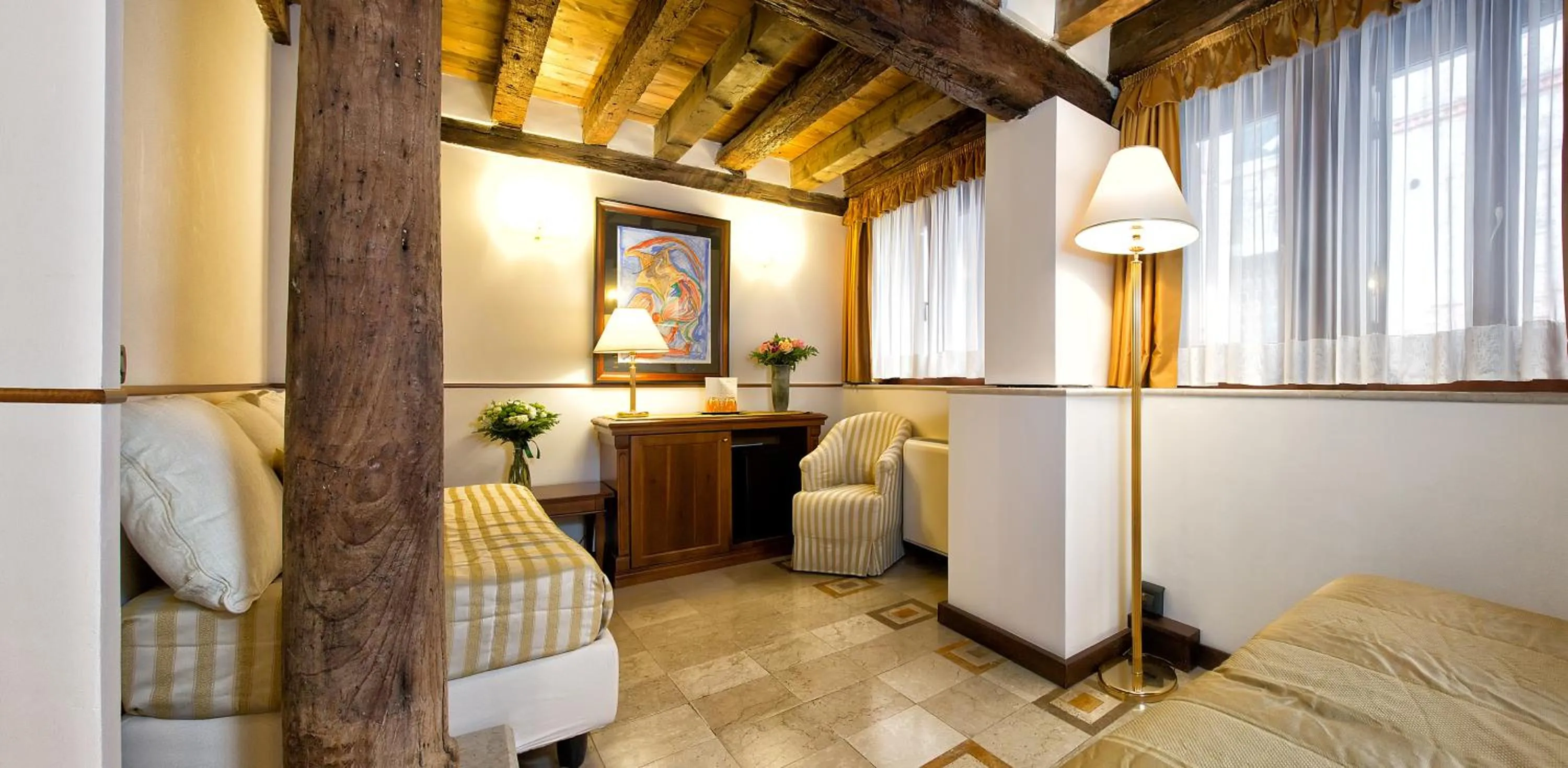 Decorative detail, Bed in Ca' San Giorgio B&B